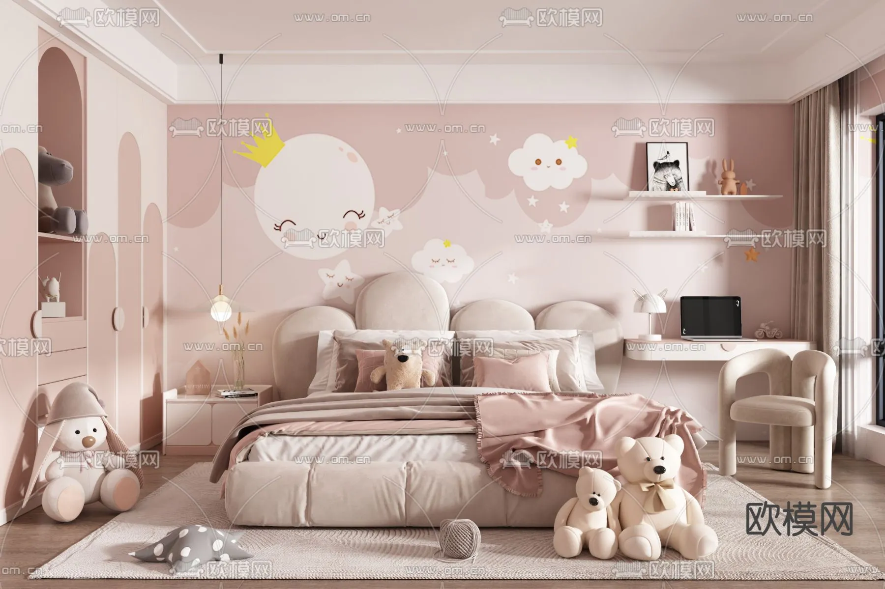 CHILDROOM SETS - VRAY / CORONA - 3D MODEL - 2593