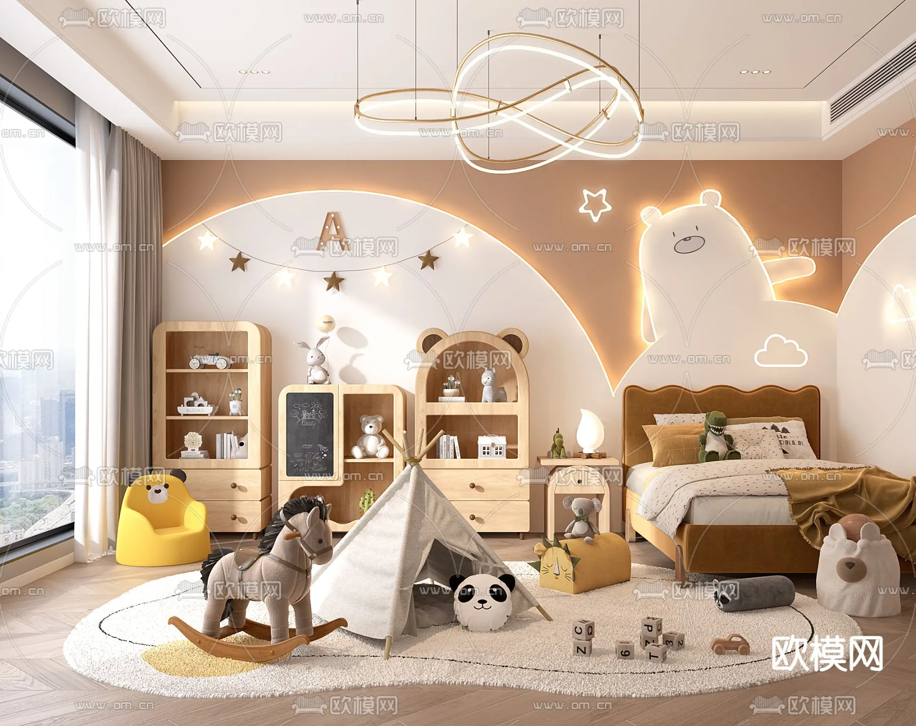 CHILDROOM SETS - VRAY / CORONA - 3D MODEL - 2607