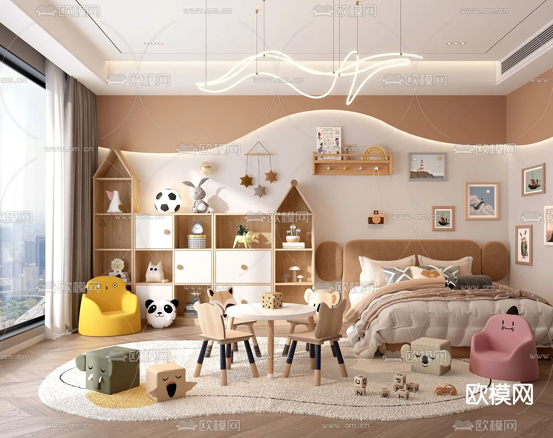 CHILDROOM SETS - VRAY / CORONA - 3D MODEL - 2611