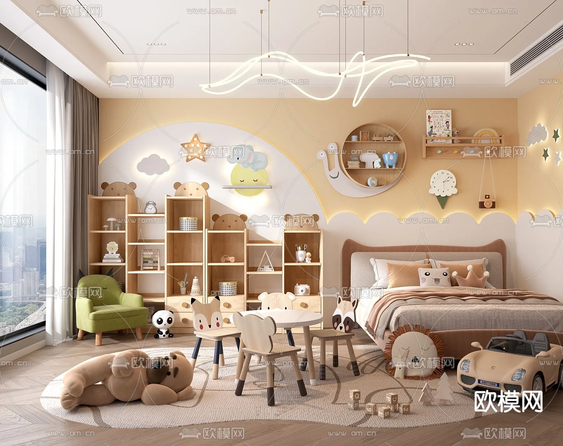 CHILDROOM SETS - VRAY / CORONA - 3D MODEL - 2612