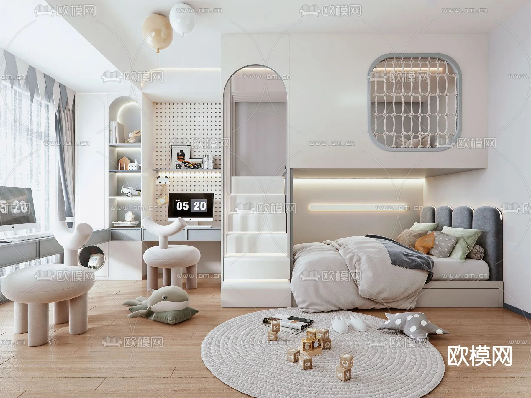 CHILDROOM SETS - VRAY / CORONA - 3D MODEL - 2639
