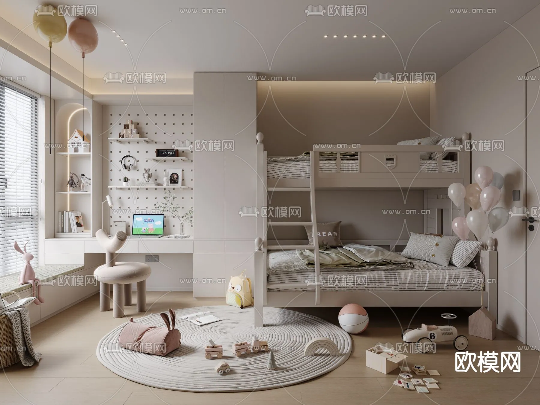 CHILDROOM SETS - VRAY / CORONA - 3D MODEL - 2641