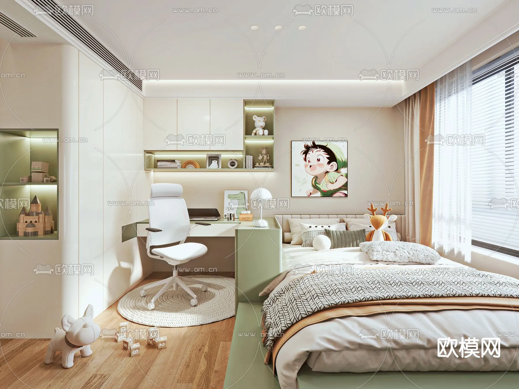 CHILDROOM SETS - VRAY / CORONA - 3D MODEL - 2655