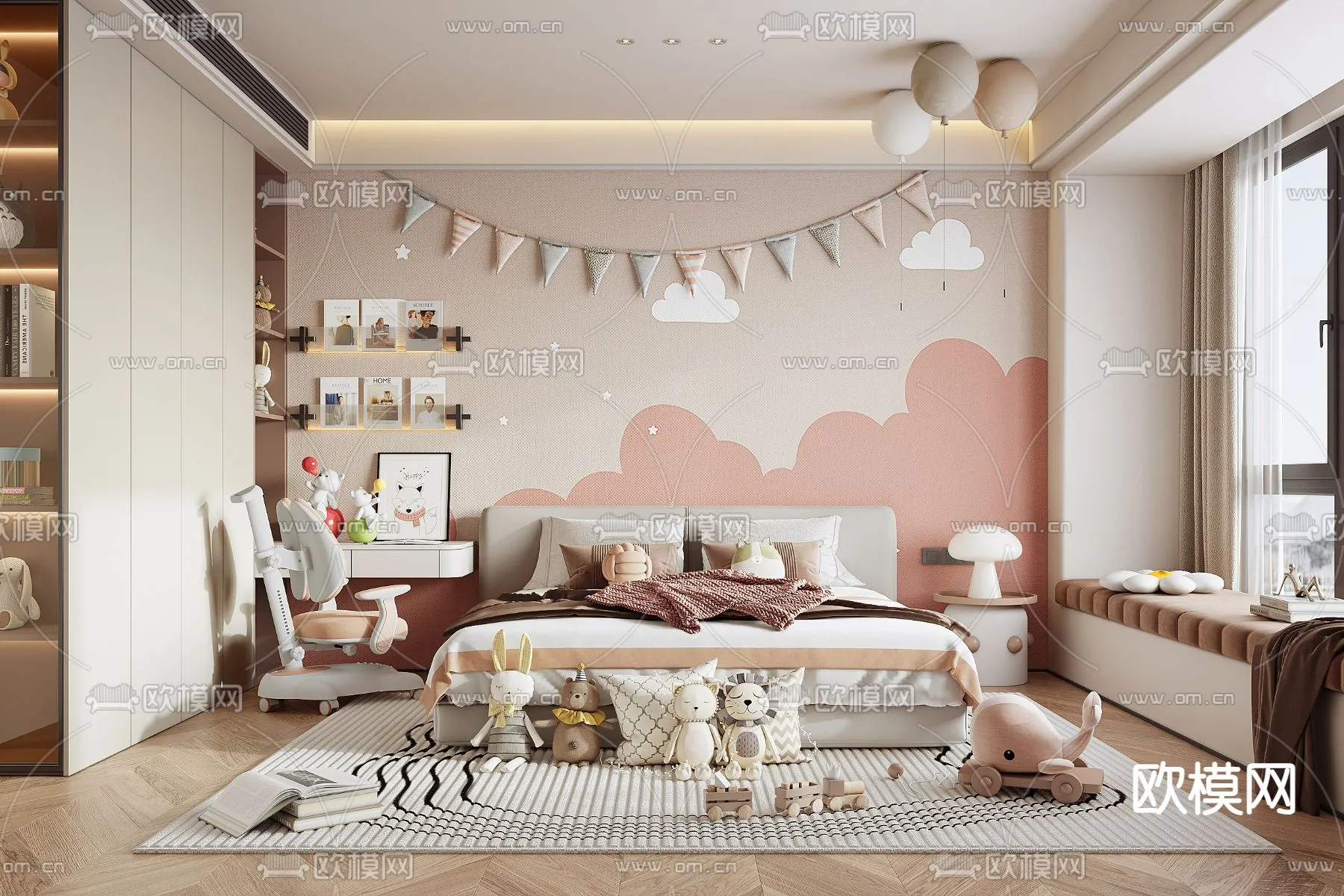 CHILDROOM SETS - VRAY / CORONA - 3D MODEL - 2675