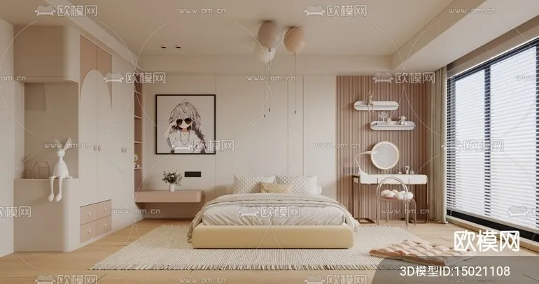 CHILDROOM SETS - VRAY / CORONA - 3D MODEL - 2680