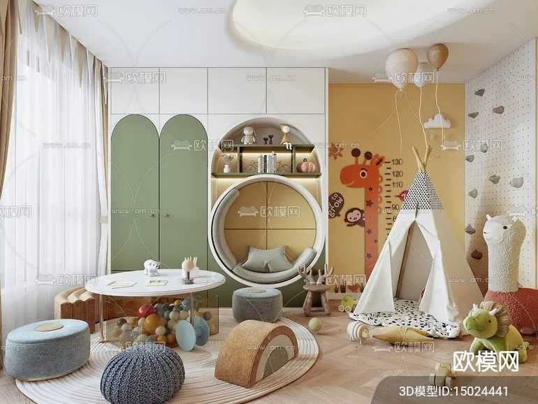 CHILDROOM SETS - VRAY / CORONA - 3D MODEL - 2686