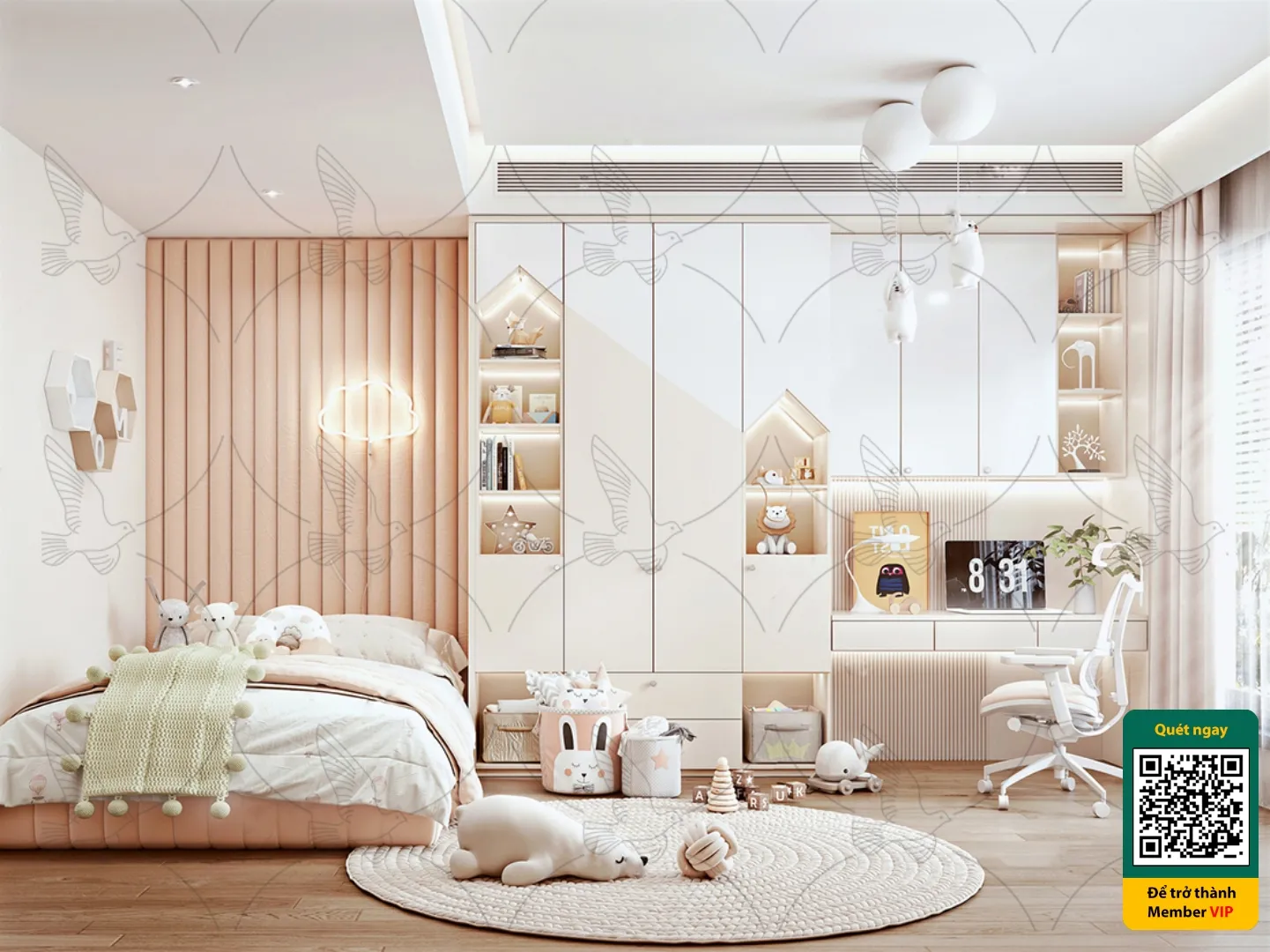 CHILDROOM SETS - VRAY / CORONA - 3D MODEL - 4095