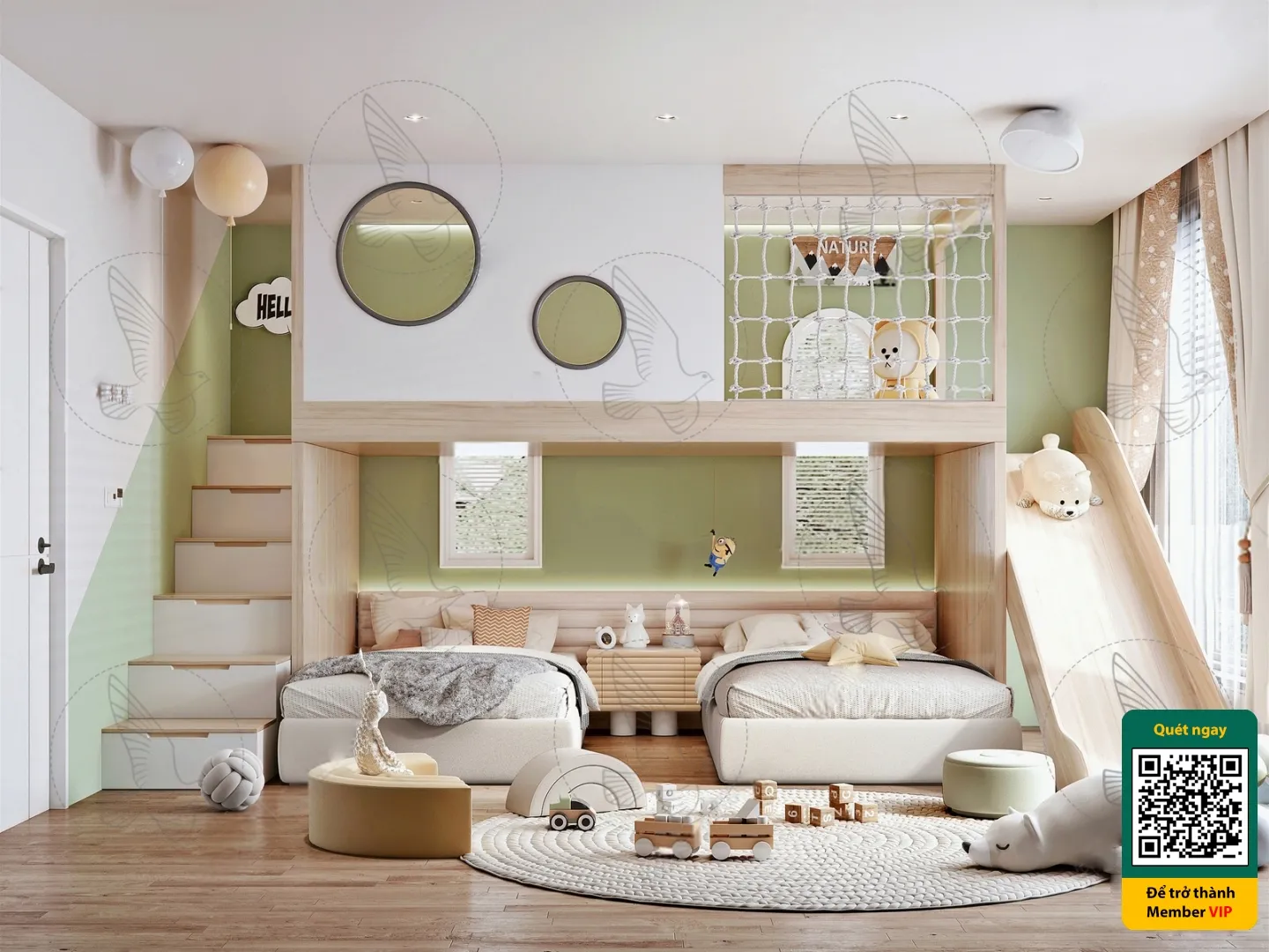 CHILDROOM SETS - VRAY / CORONA - 3D MODEL - 4105