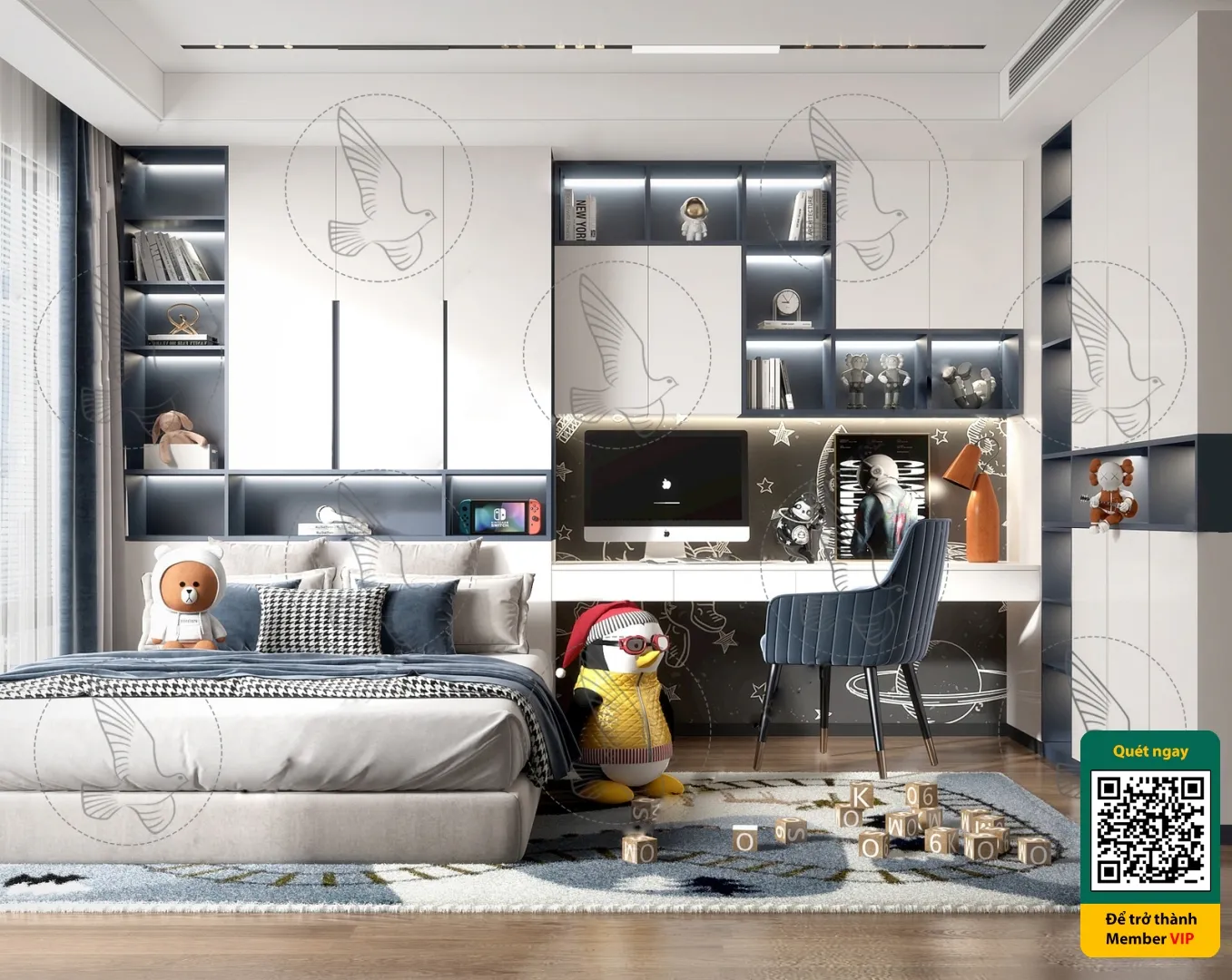 CHILDROOM SETS - VRAY / CORONA - 3D MODEL - 4106
