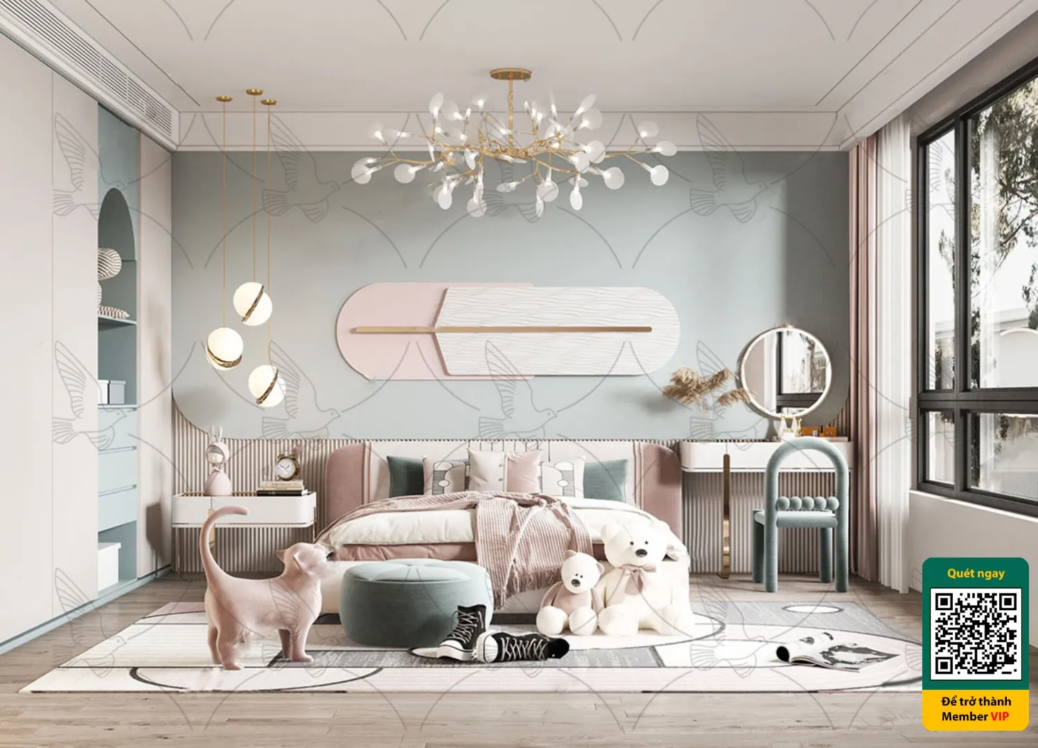 CHILDROOM SETS - VRAY / CORONA - 3D MODEL - 4112