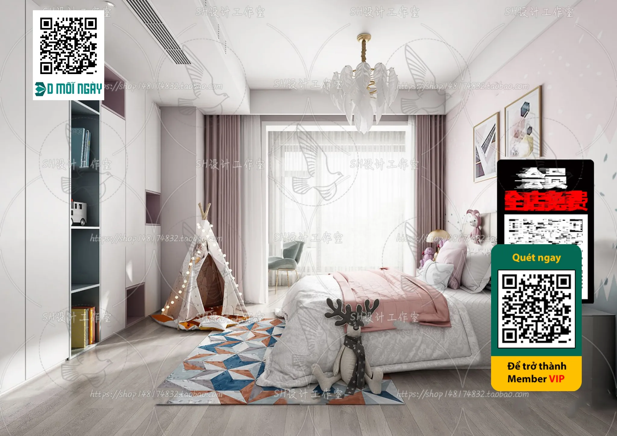 CHILDROOM SETS - VRAY / CORONA - 3D MODEL - 4655