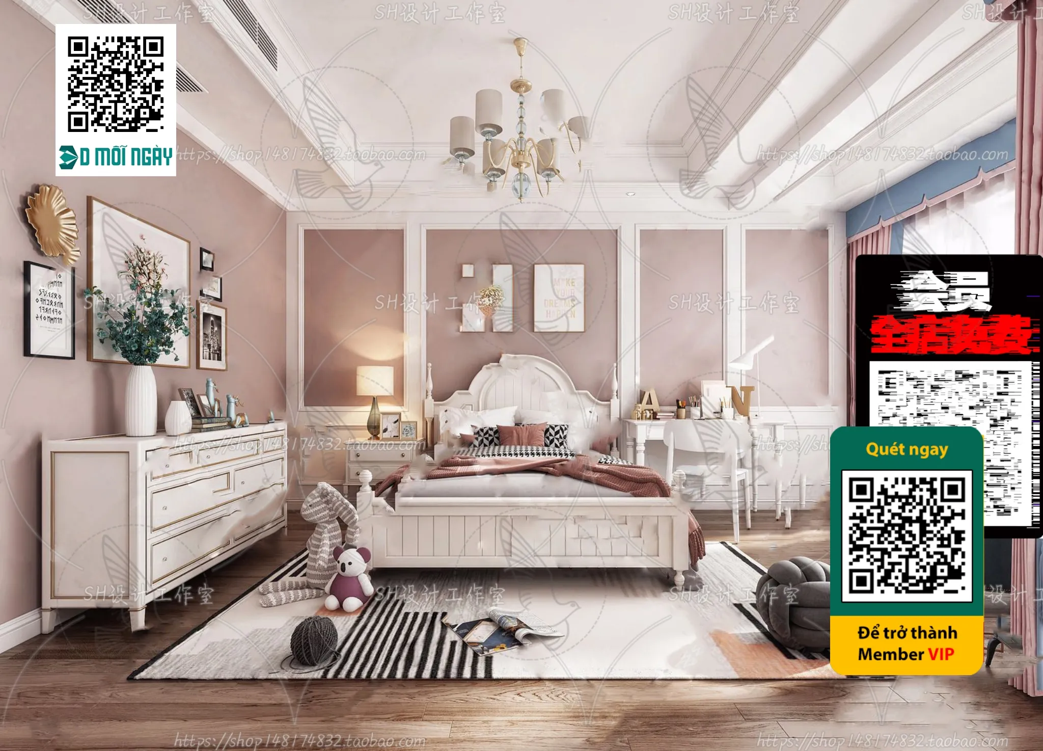 CHILDROOM SETS - VRAY / CORONA - 3D MODEL - 4659