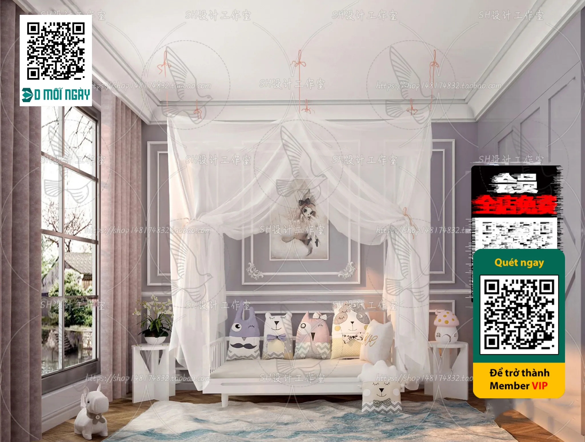 CHILDROOM SETS - VRAY / CORONA - 3D MODEL - 4664