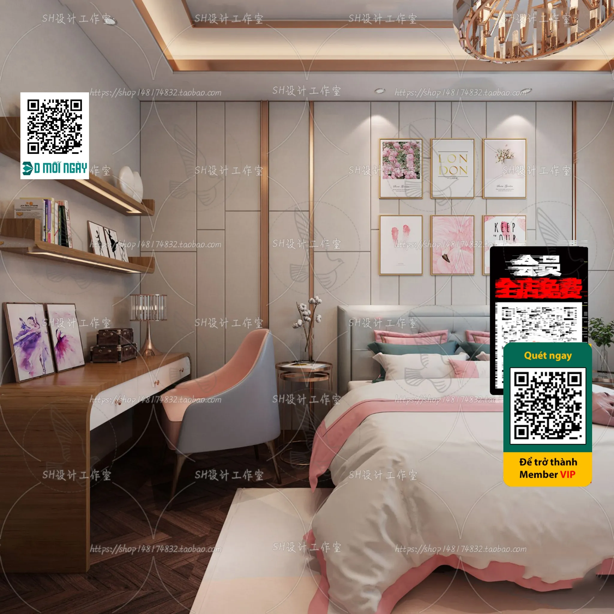 CHILDROOM SETS - VRAY / CORONA - 3D MODEL - 4666