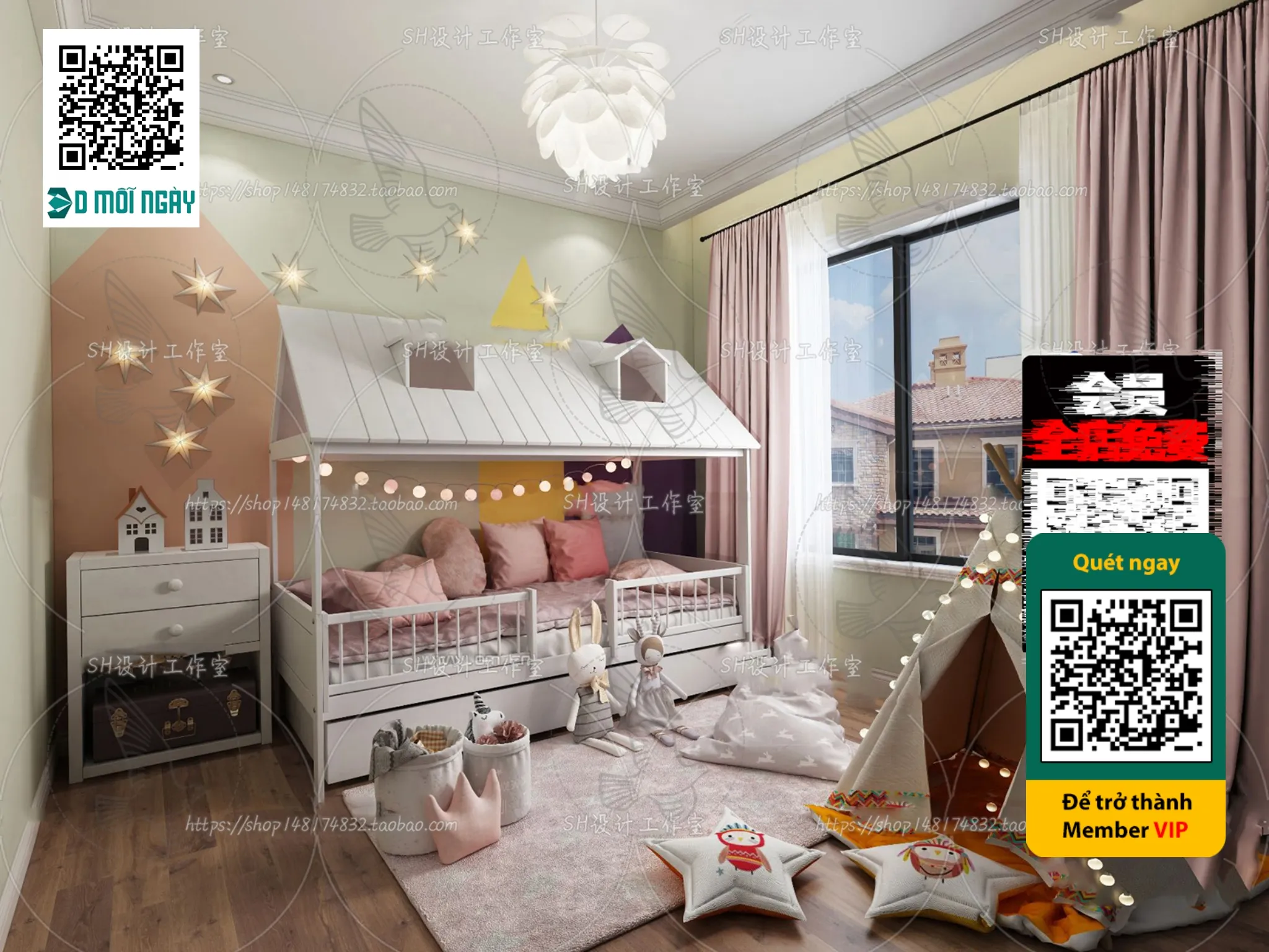CHILDROOM SETS - VRAY / CORONA - 3D MODEL - 4668