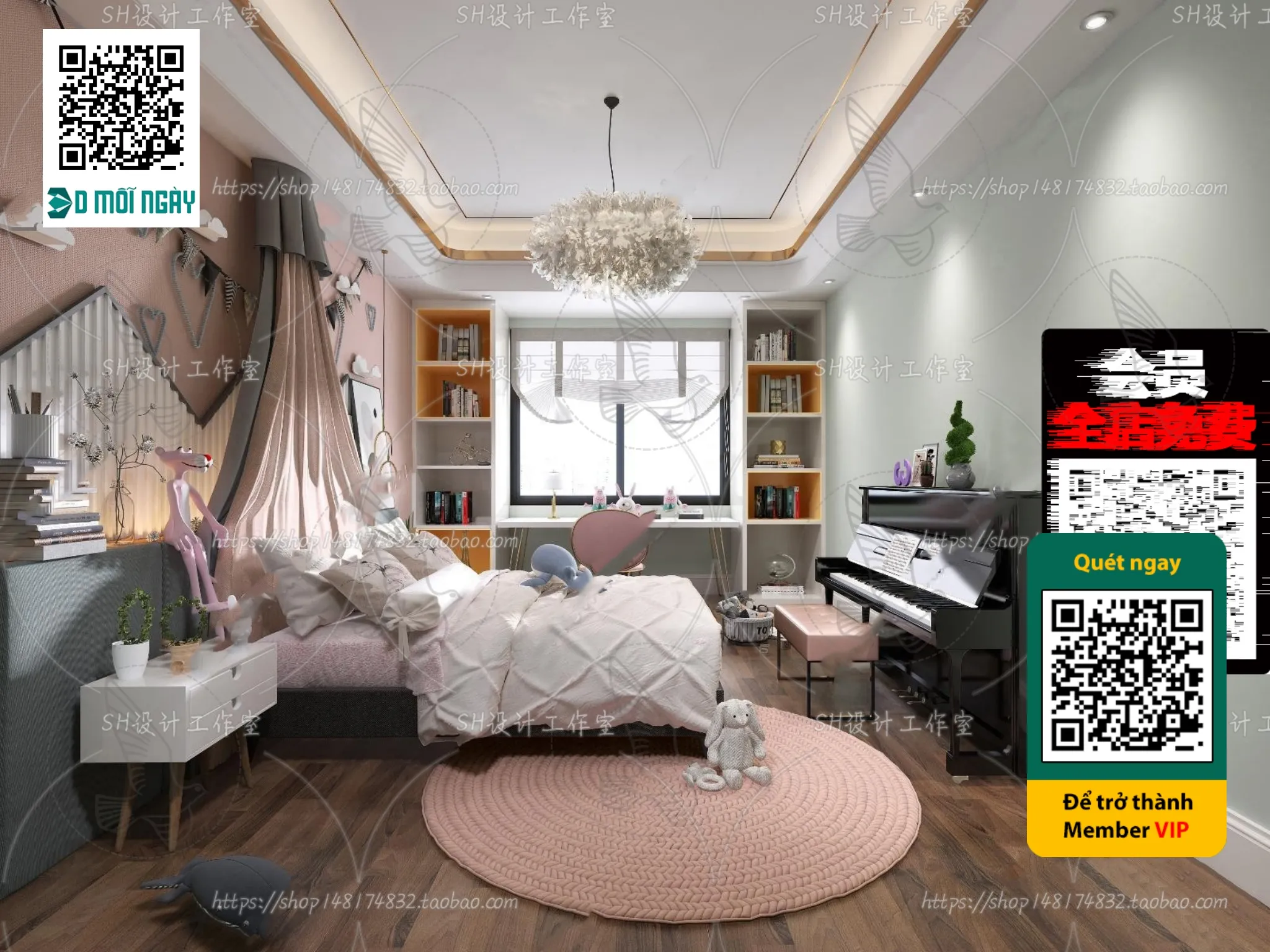 CHILDROOM SETS - VRAY / CORONA - 3D MODEL - 4669