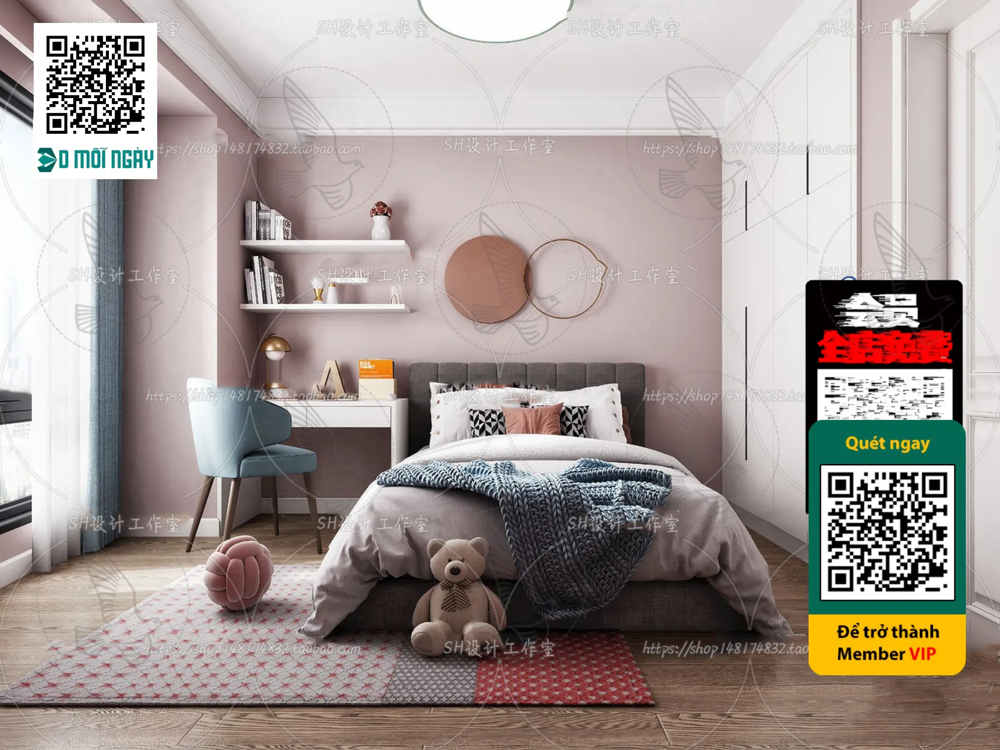 CHILDROOM SETS - VRAY / CORONA - 3D MODEL - 4671