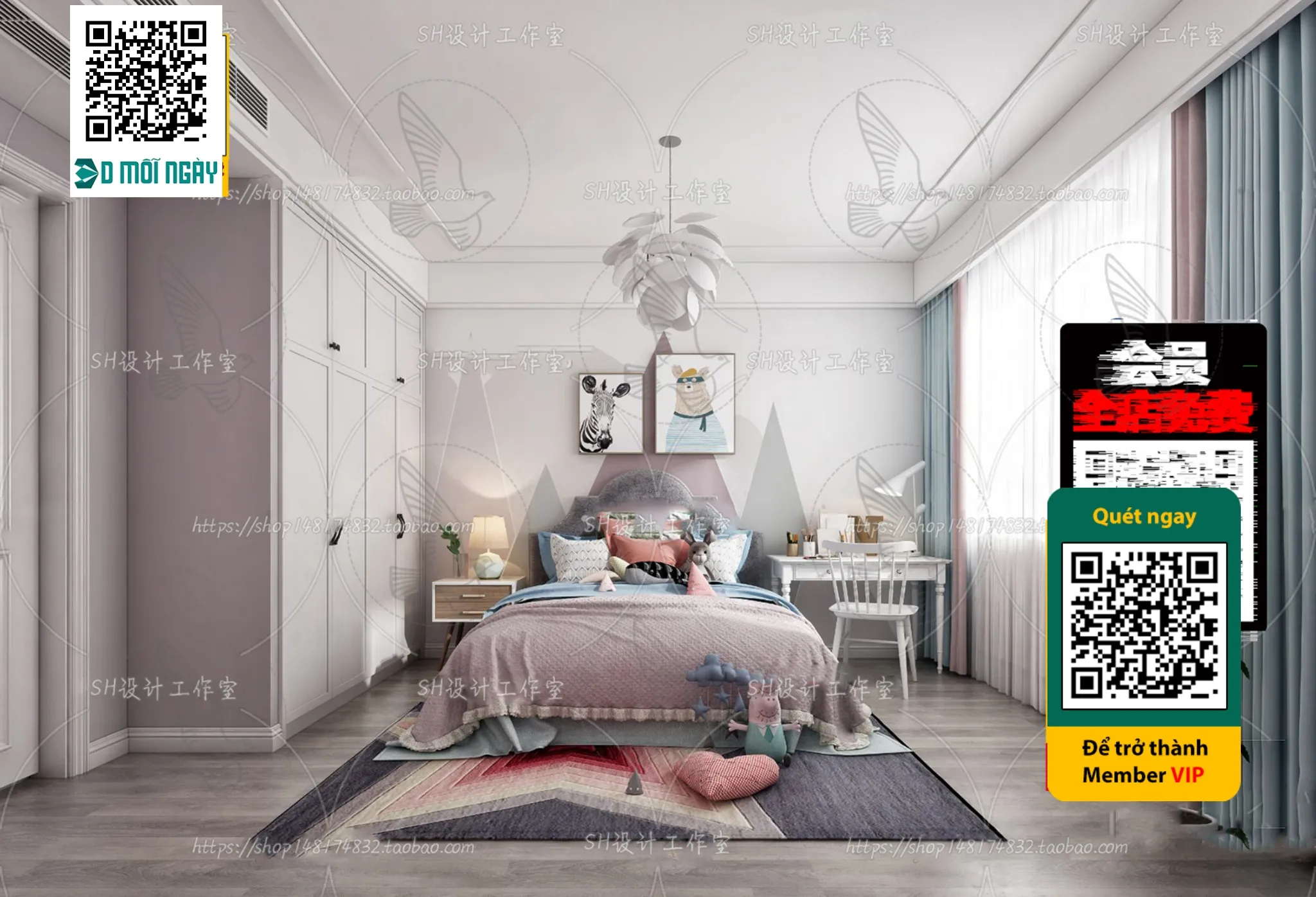 CHILDROOM SETS - VRAY / CORONA - 3D MODEL - 4676