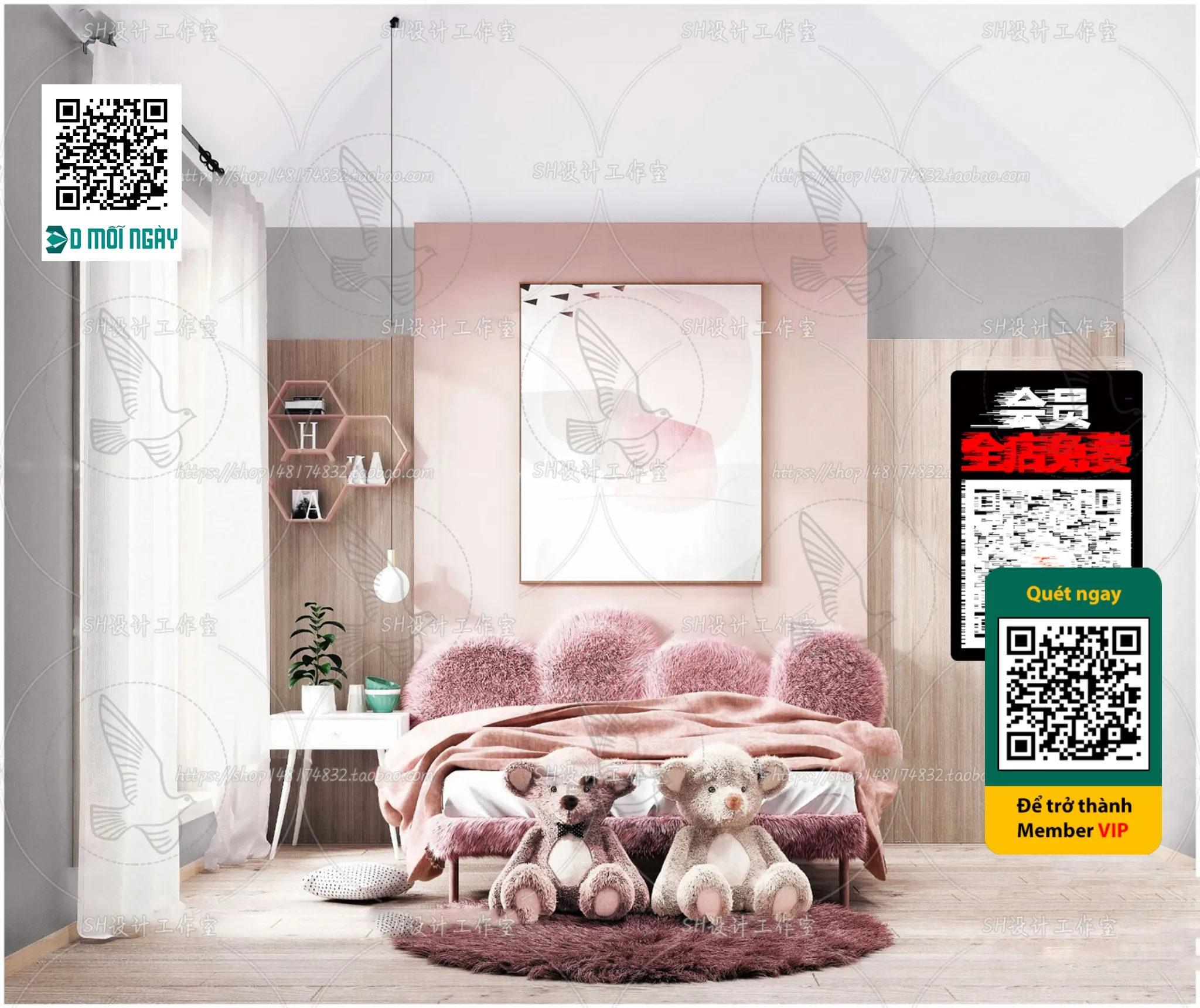 CHILDROOM SETS - VRAY / CORONA - 3D MODEL - 4677