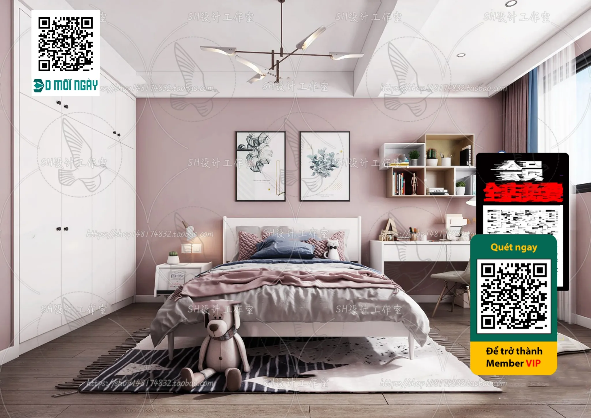 CHILDROOM SETS - VRAY / CORONA - 3D MODEL - 4682