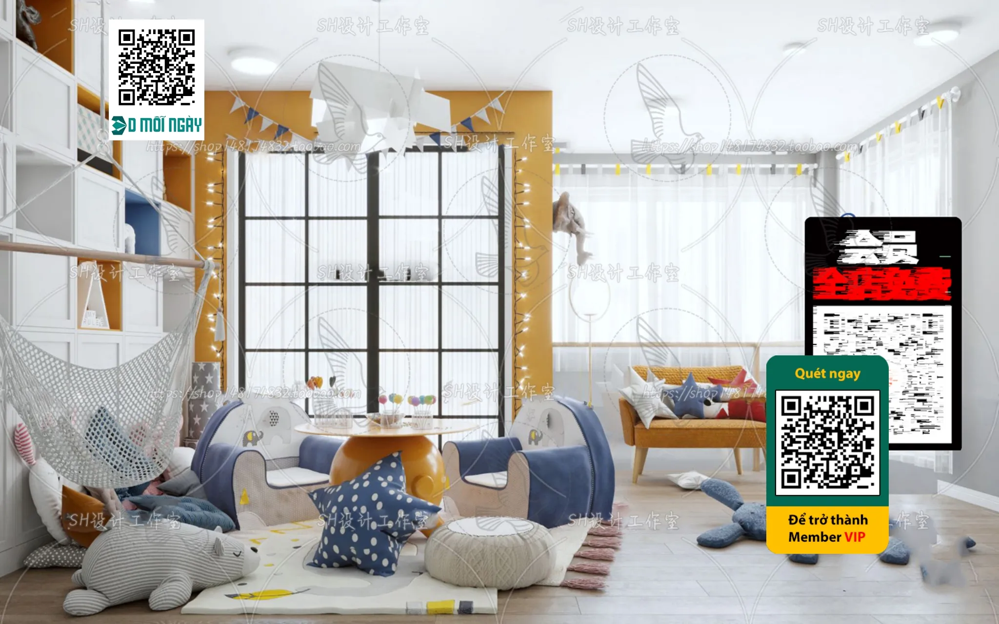 CHILDROOM SETS - VRAY / CORONA - 3D MODEL - 4685