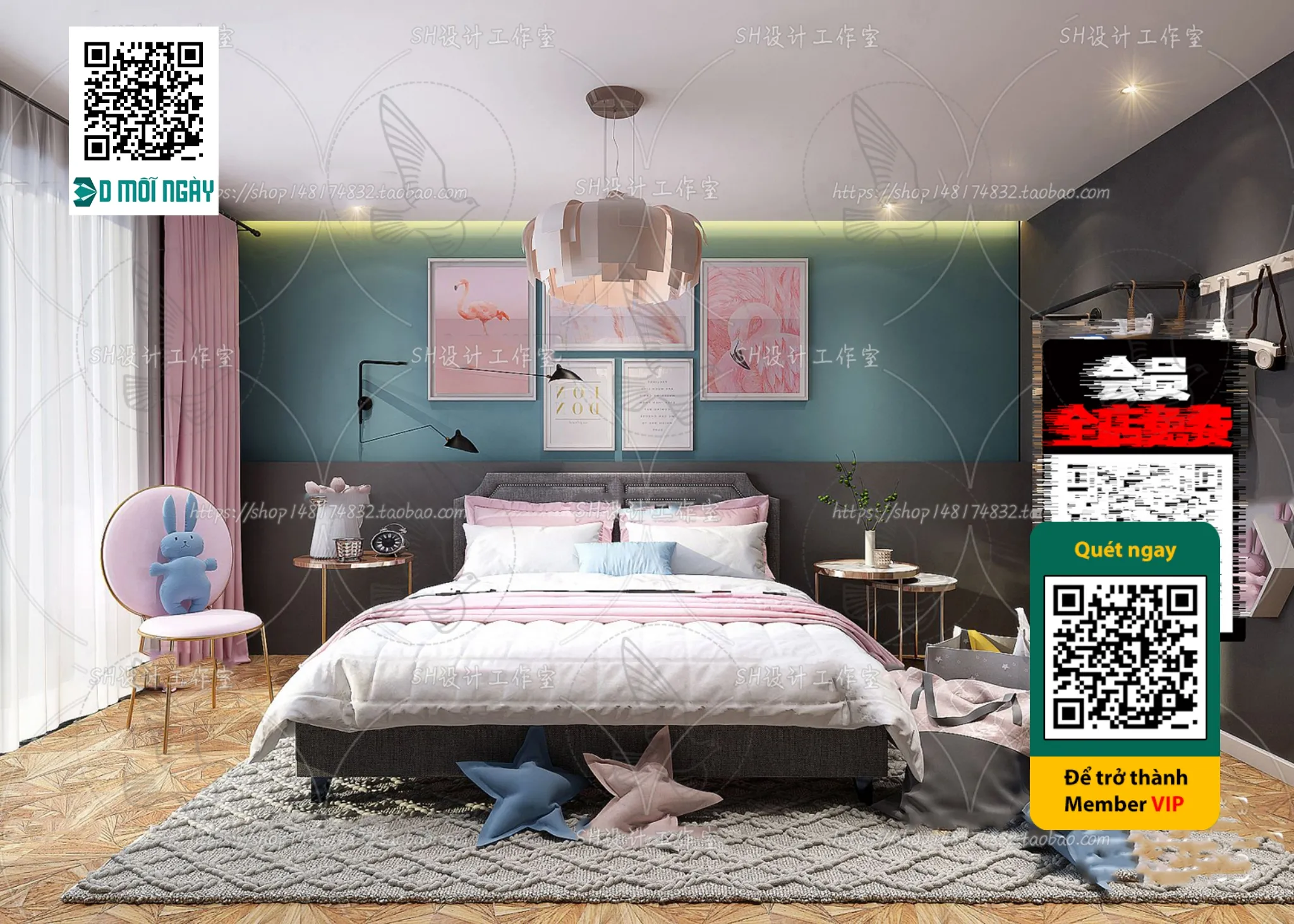 CHILDROOM SETS - VRAY / CORONA - 3D MODEL - 4688