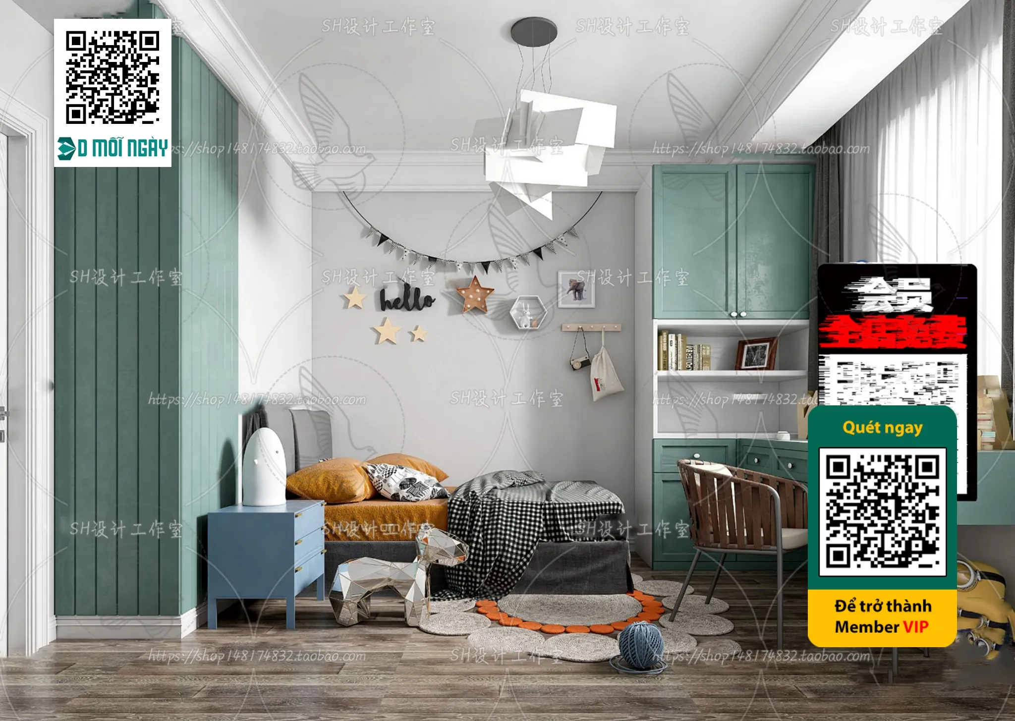 CHILDROOM SETS - VRAY / CORONA - 3D MODEL - 4690