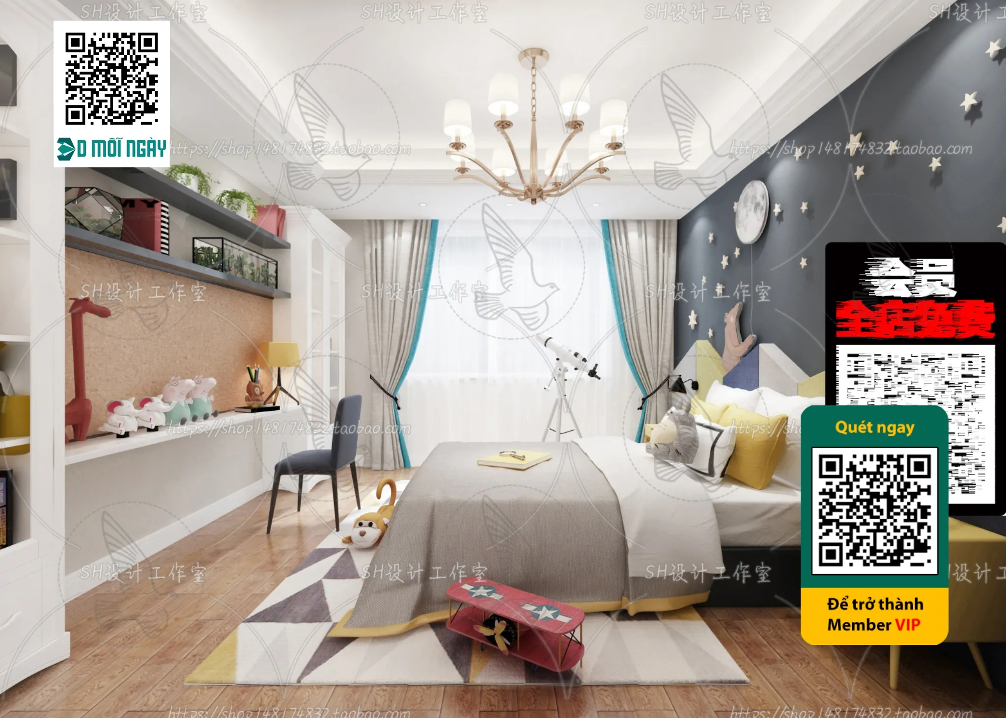 CHILDROOM SETS - VRAY / CORONA - 3D MODEL - 4710