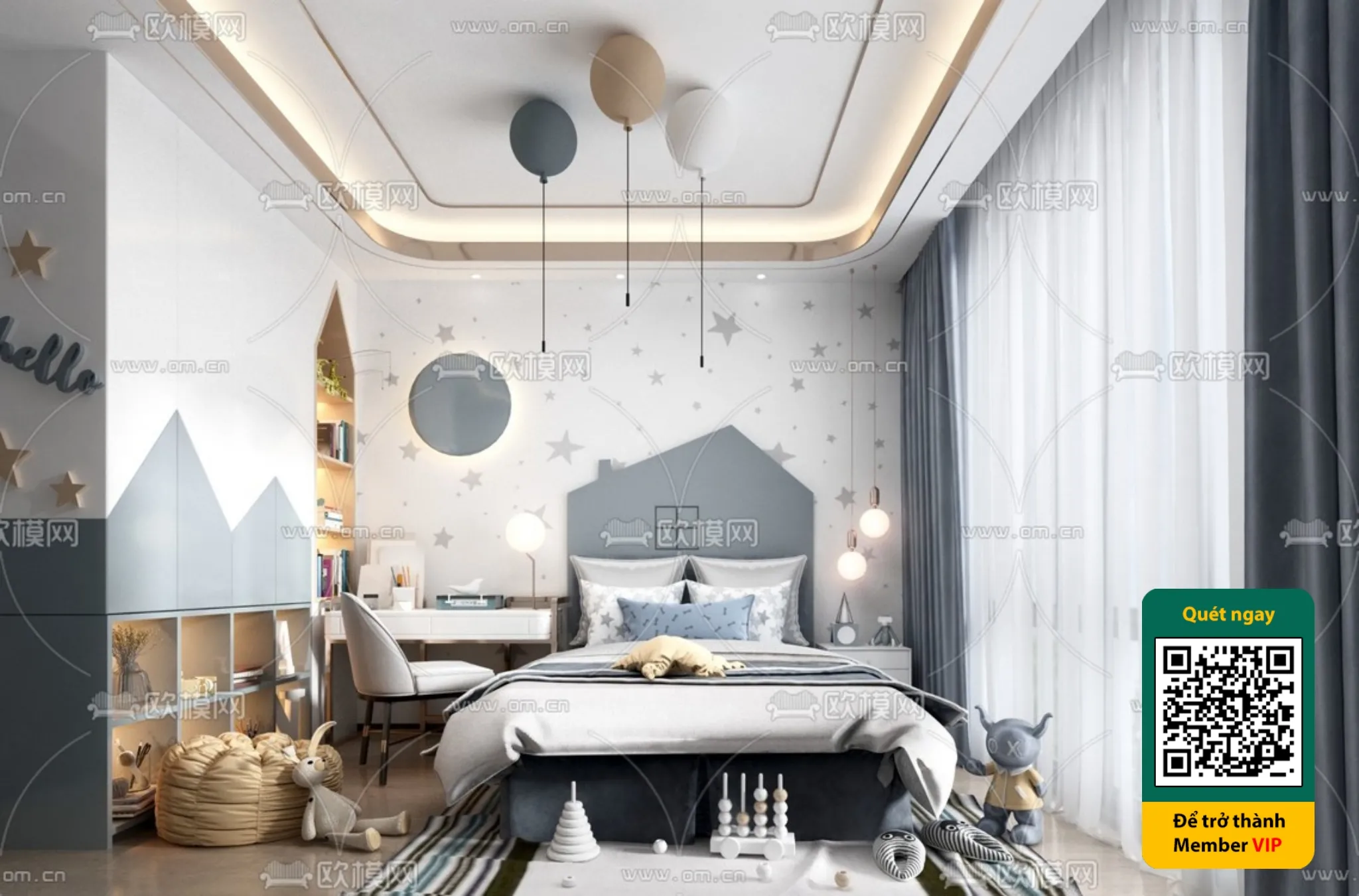 CHILDROOM SETS - VRAY / CORONA - 3D MODEL - 5414