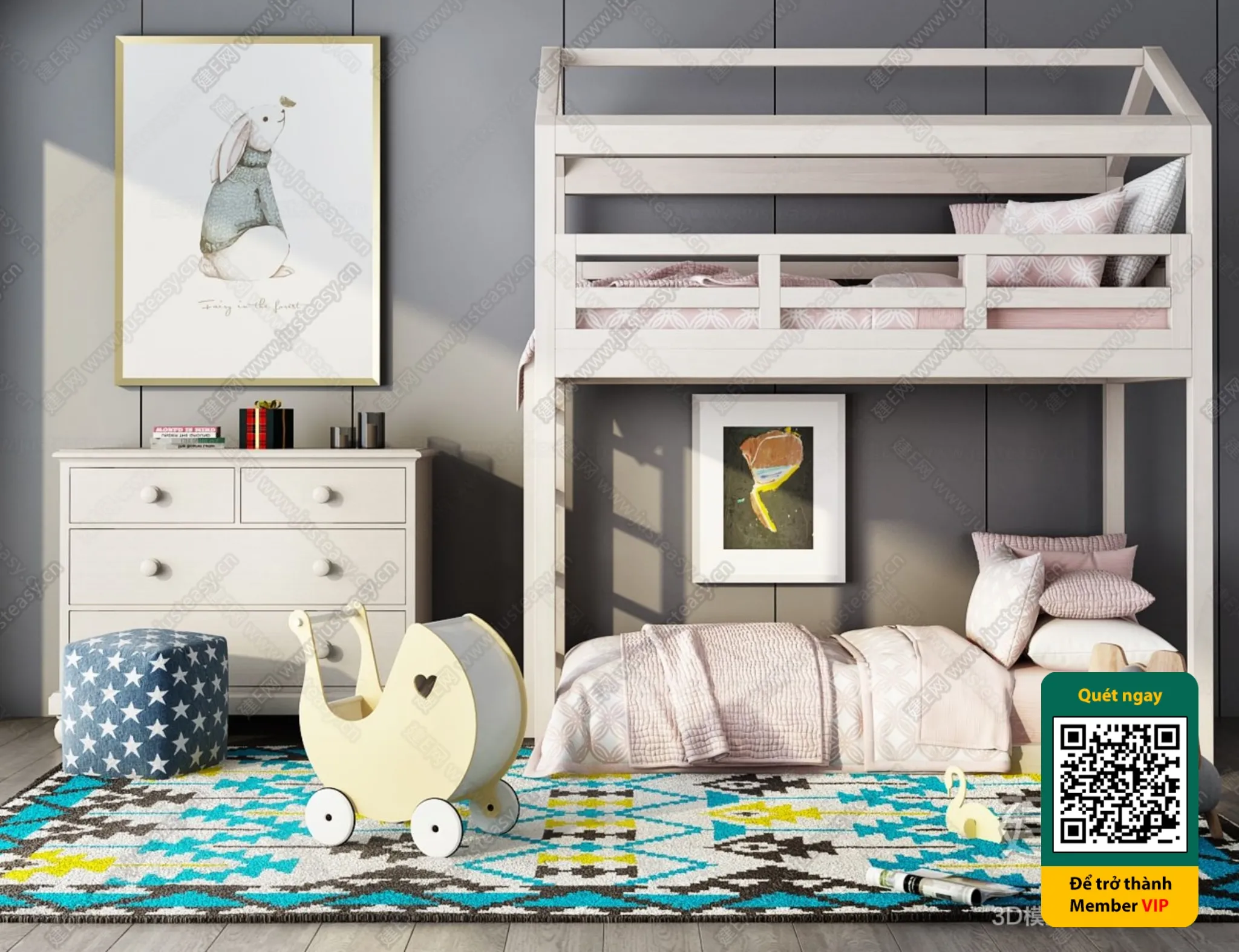 CHILDROOM SETS - VRAY / CORONA - 3D MODEL - 5415