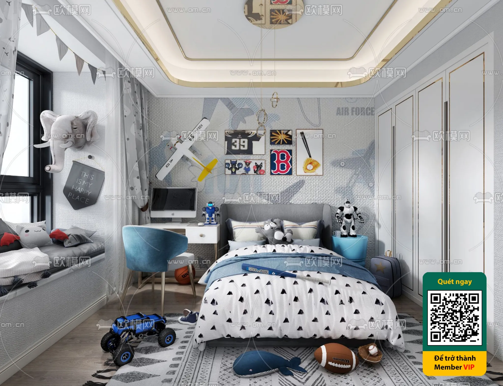 CHILDROOM SETS - VRAY / CORONA - 3D MODEL - 5419