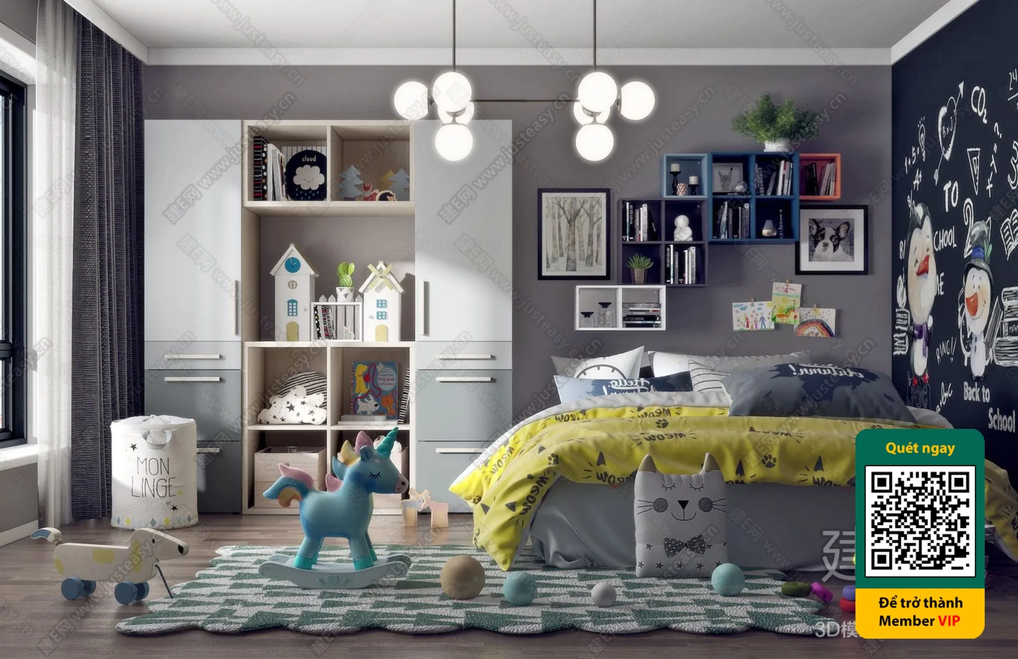 CHILDROOM SETS - VRAY / CORONA - 3D MODEL - 5421