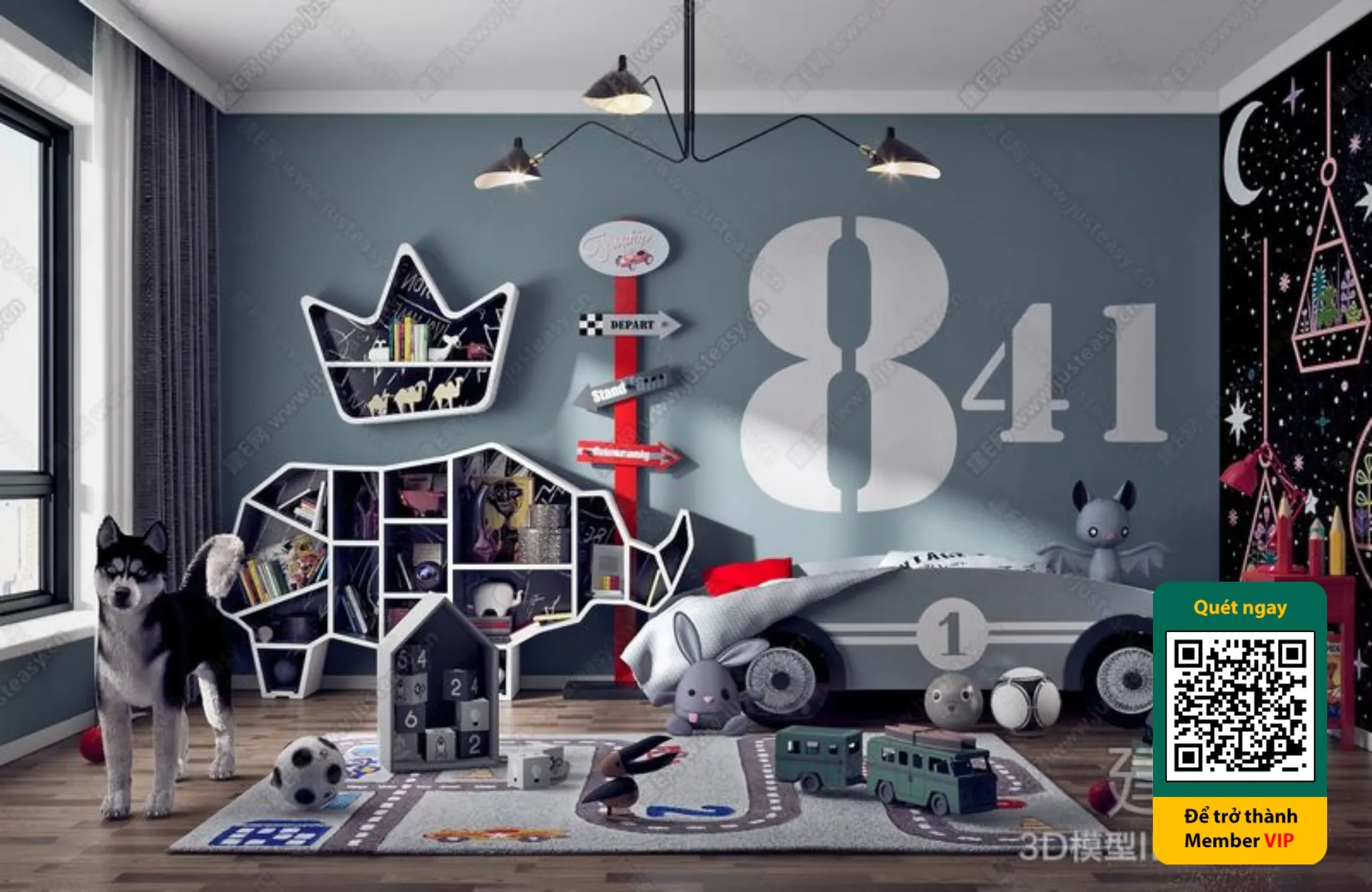 CHILDROOM SETS - VRAY / CORONA - 3D MODEL - 5423