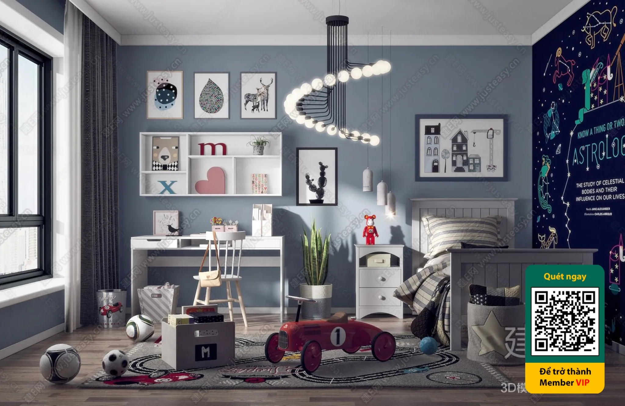 CHILDROOM SETS - VRAY / CORONA - 3D MODEL - 5424