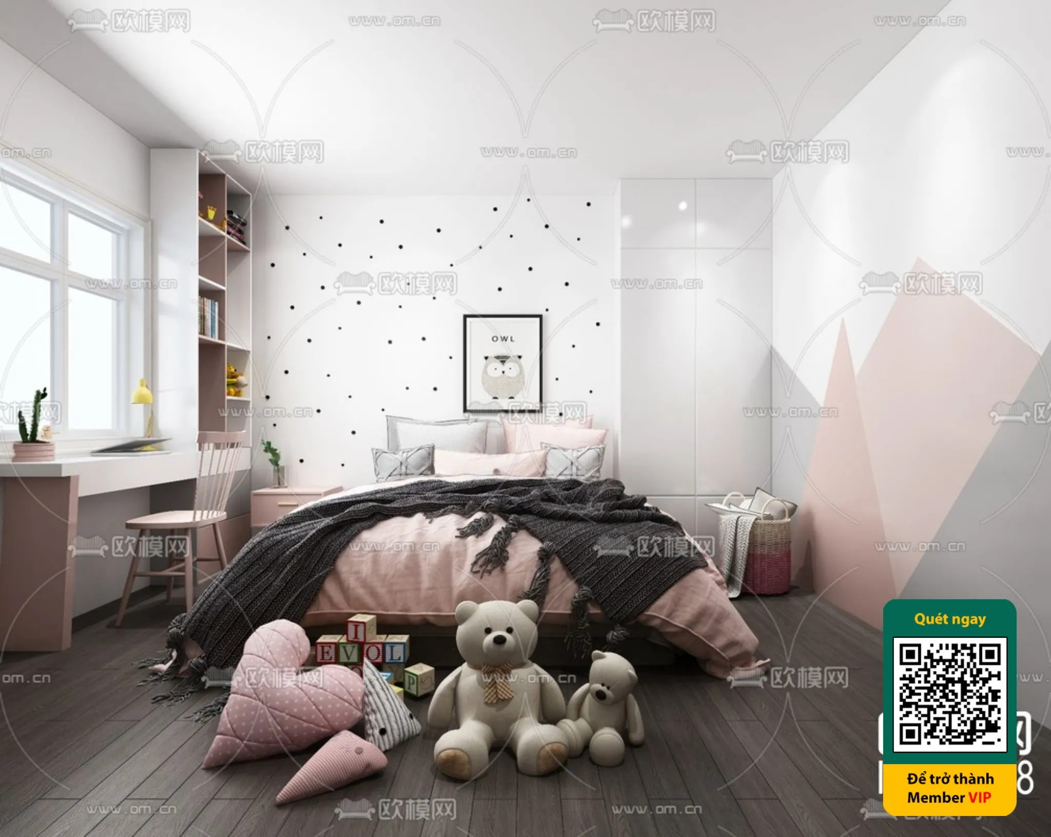 CHILDROOM SETS - VRAY / CORONA - 3D MODEL - 5426