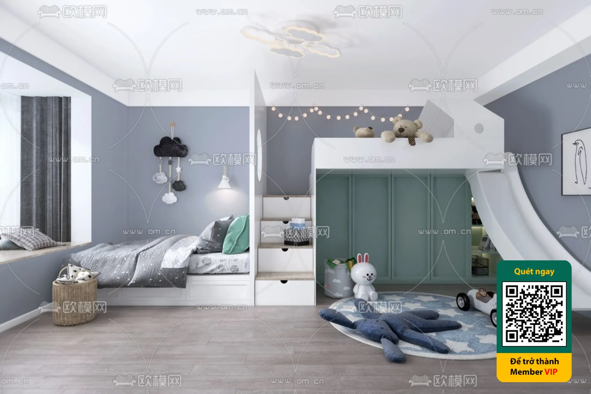 CHILDROOM SETS - VRAY / CORONA - 3D MODEL - 5432