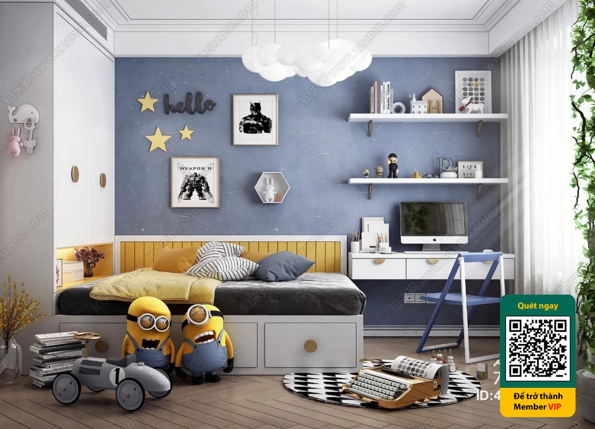 CHILDROOM SETS - VRAY / CORONA - 3D MODEL - 5438