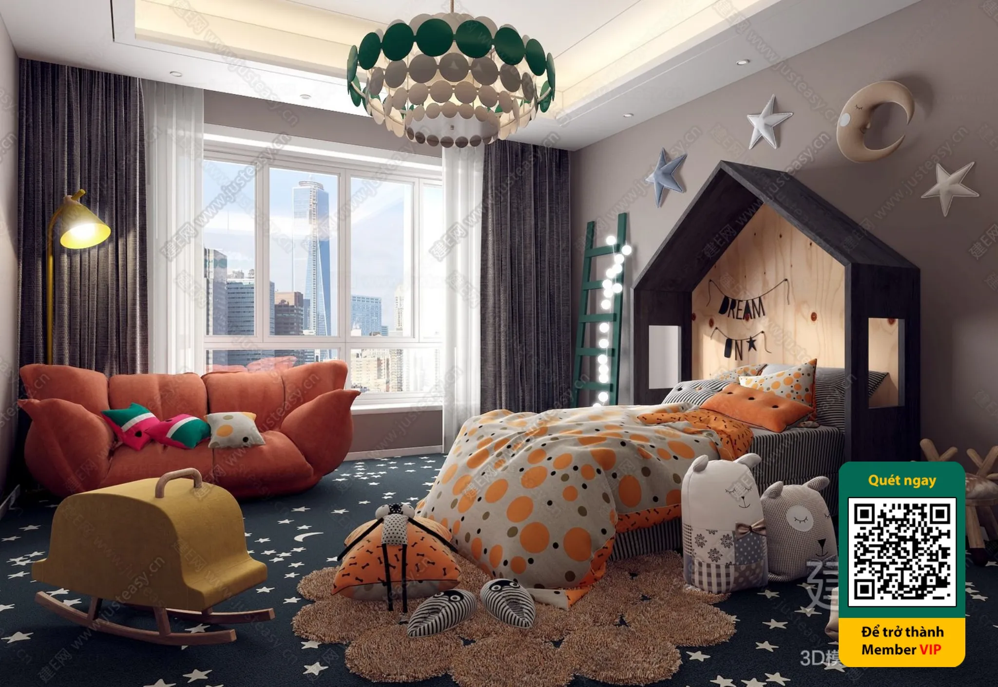 CHILDROOM SETS - VRAY / CORONA - 3D MODEL - 5440