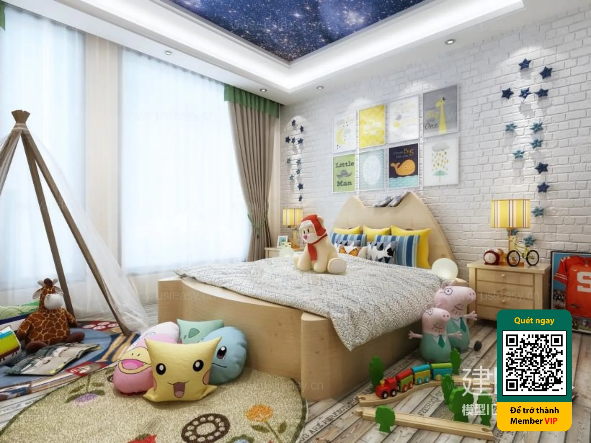 CHILDROOM SETS - VRAY / CORONA - 3D MODEL - 5442