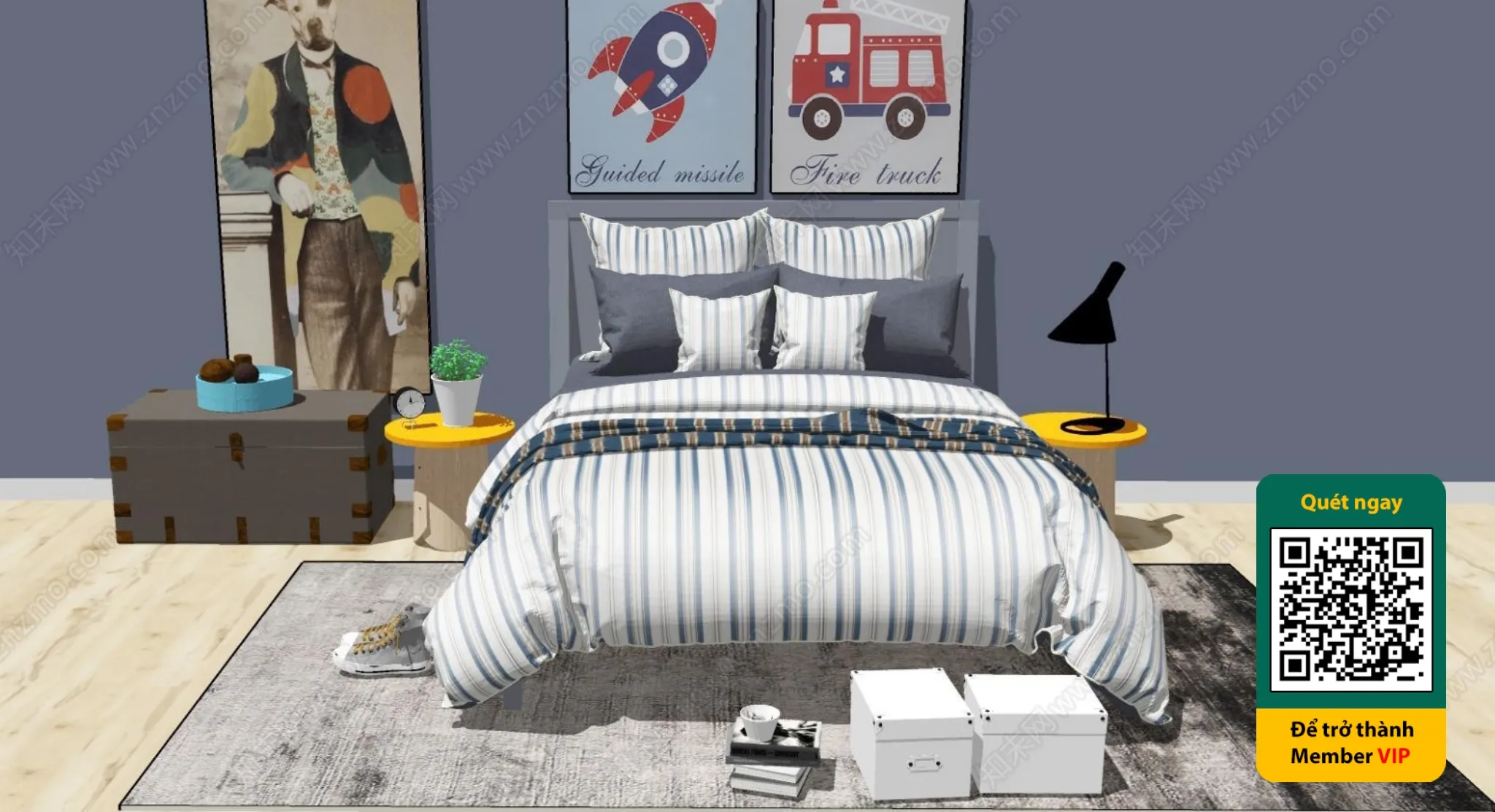 CHILDROOM SETS - VRAY / CORONA - 3D MODEL - 5444