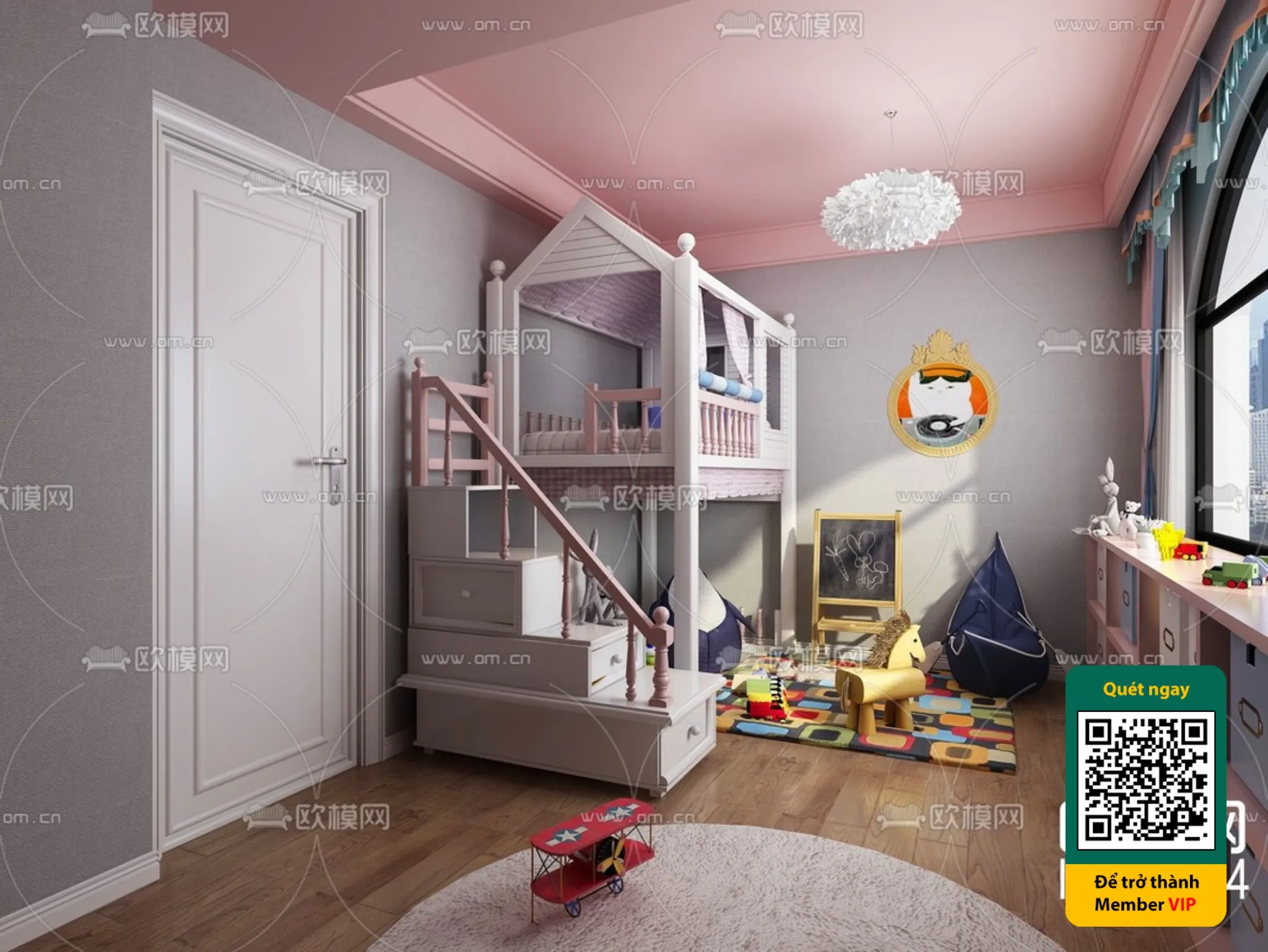 CHILDROOM SETS - VRAY / CORONA - 3D MODEL - 5445