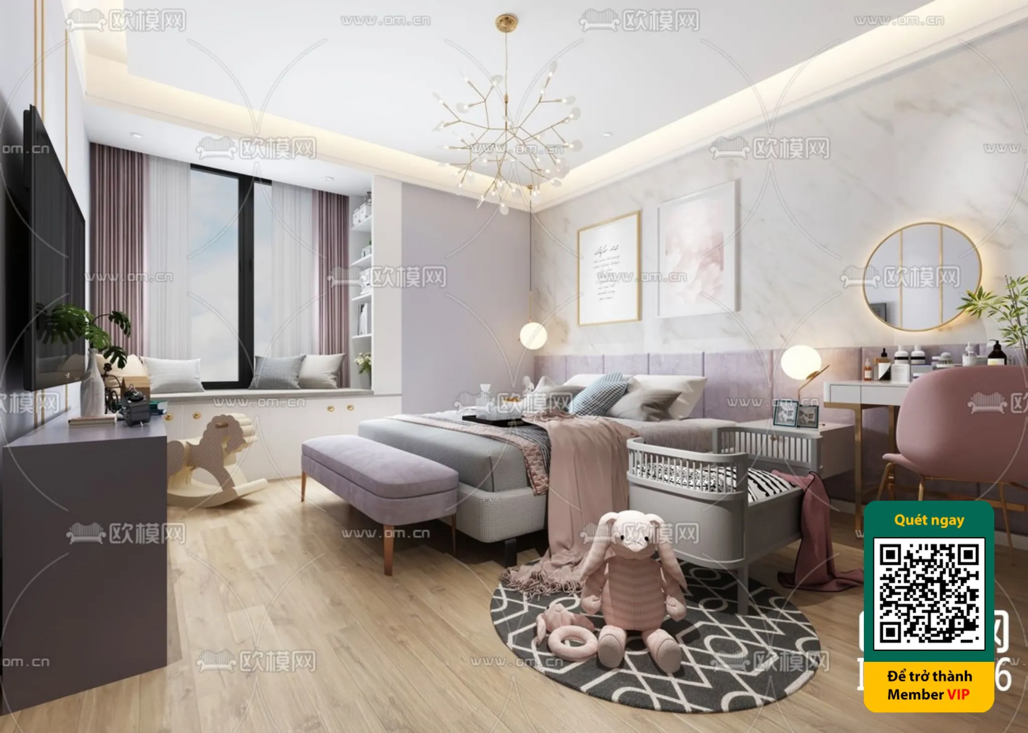 CHILDROOM SETS - VRAY / CORONA - 3D MODEL - 5447