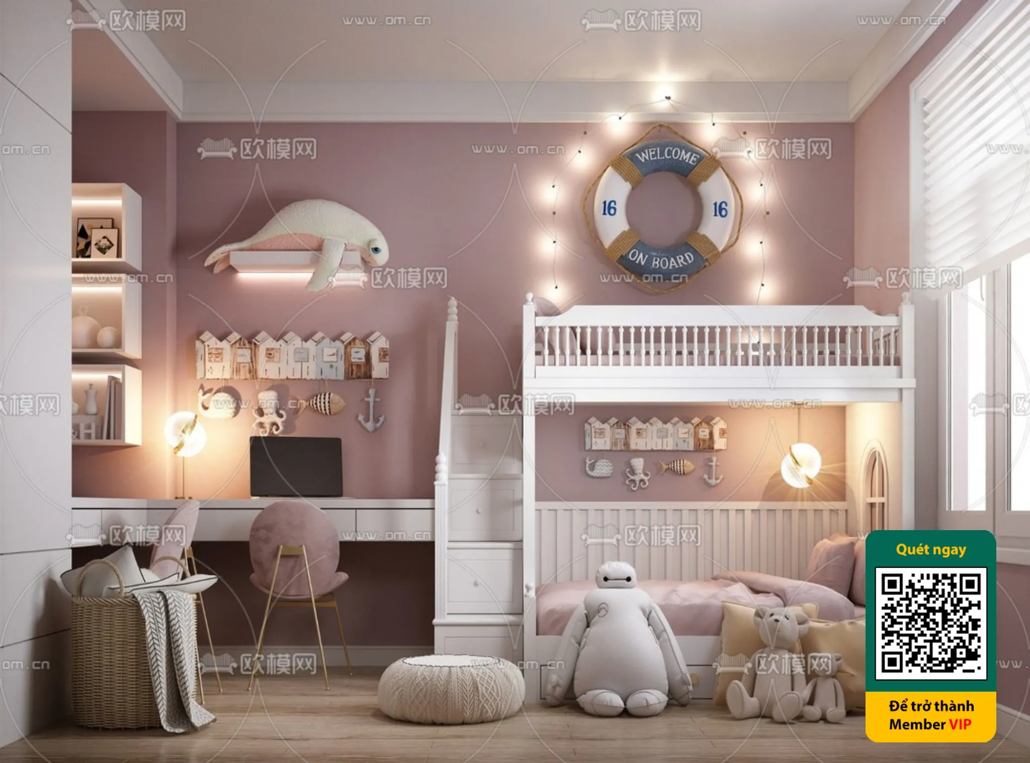 CHILDROOM SETS - VRAY / CORONA - 3D MODEL - 5451
