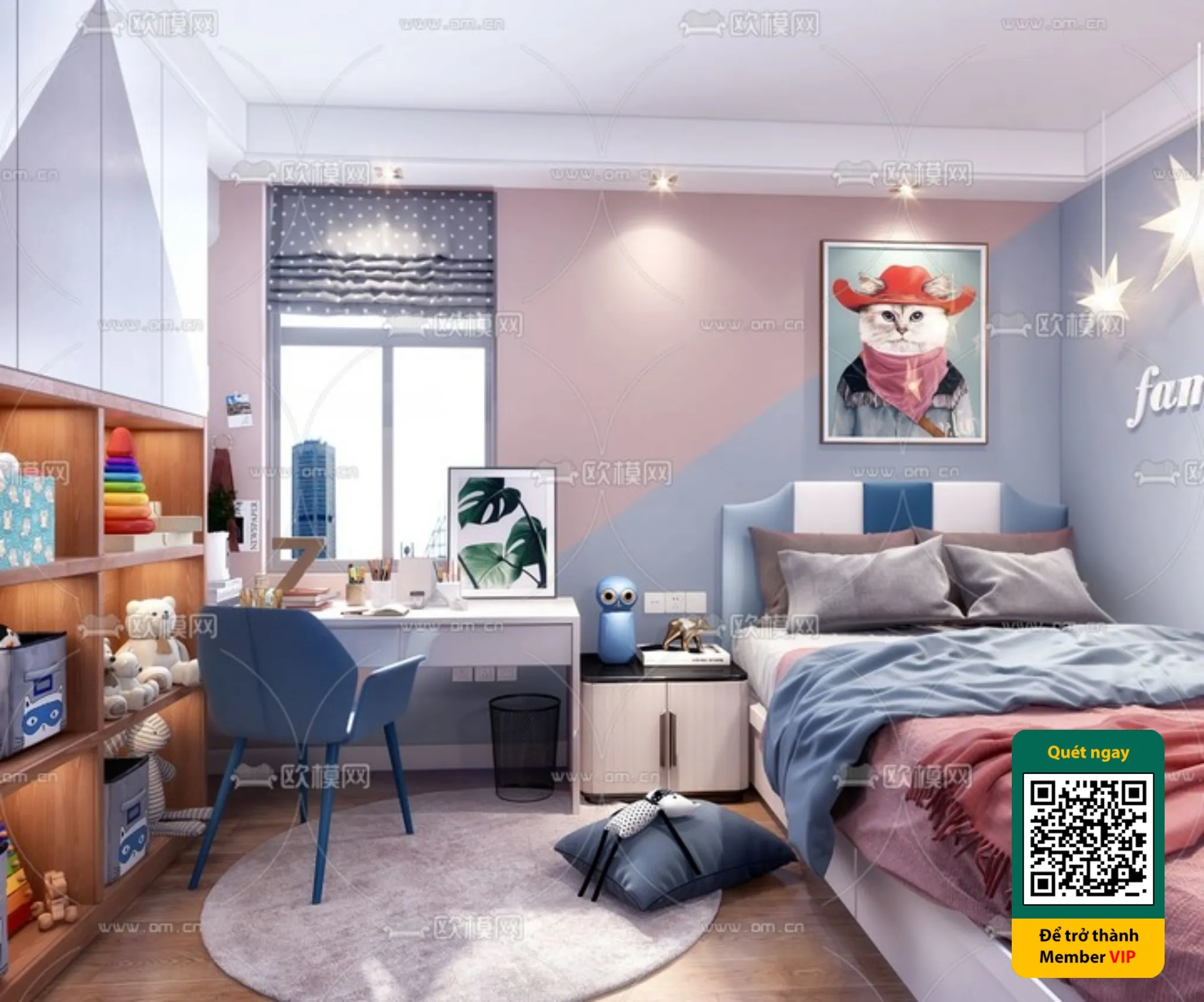 CHILDROOM SETS - VRAY / CORONA - 3D MODEL - 5462