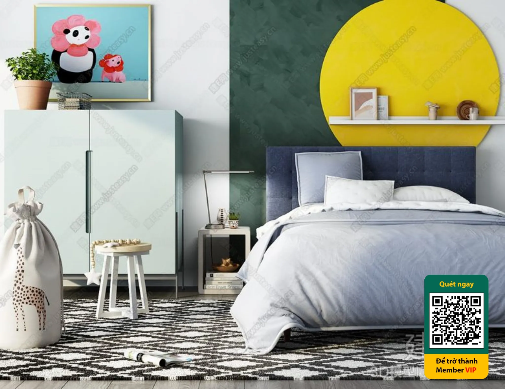 CHILDROOM SETS - VRAY / CORONA - 3D MODEL - 5466