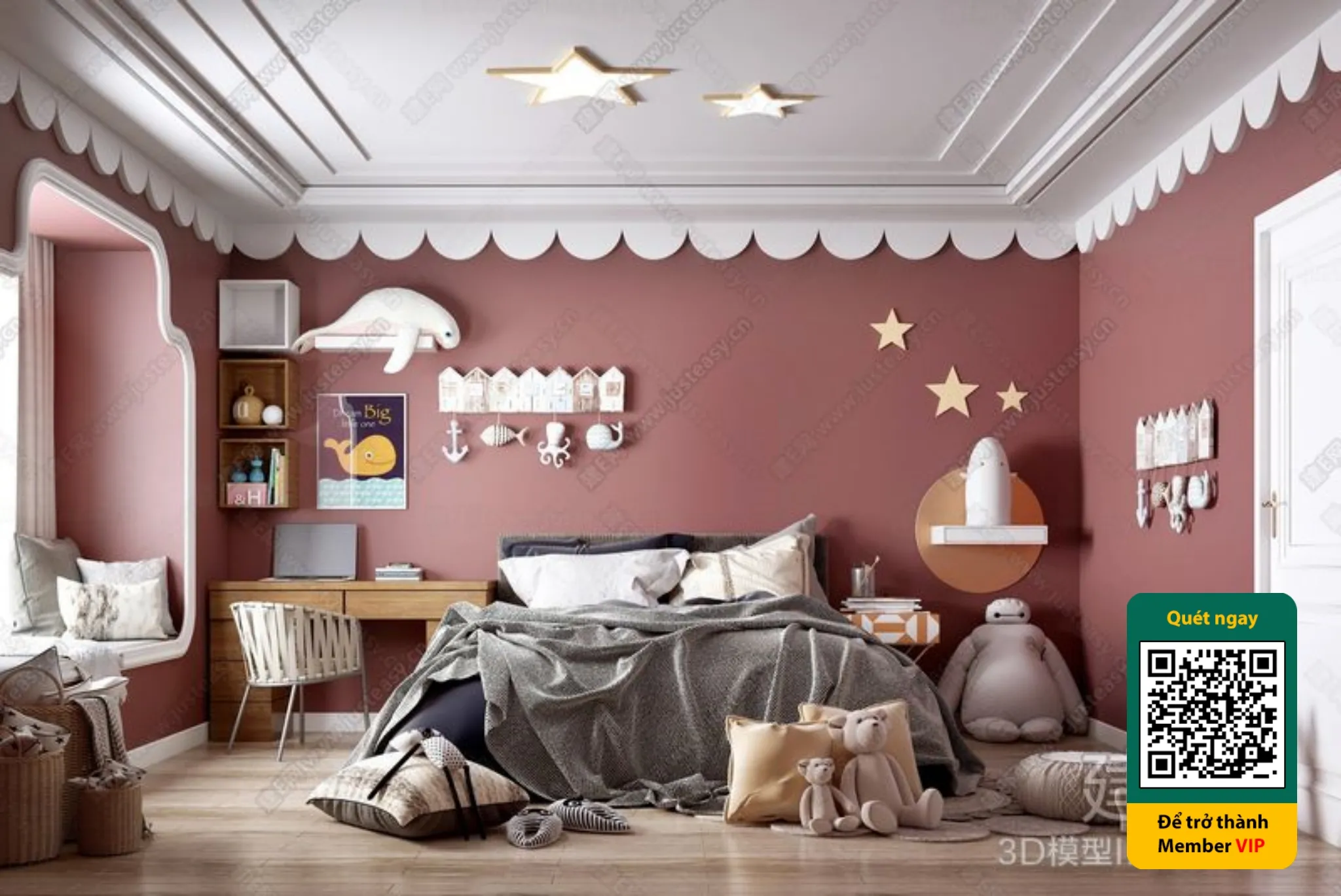 CHILDROOM SETS - VRAY / CORONA - 3D MODEL - 5468