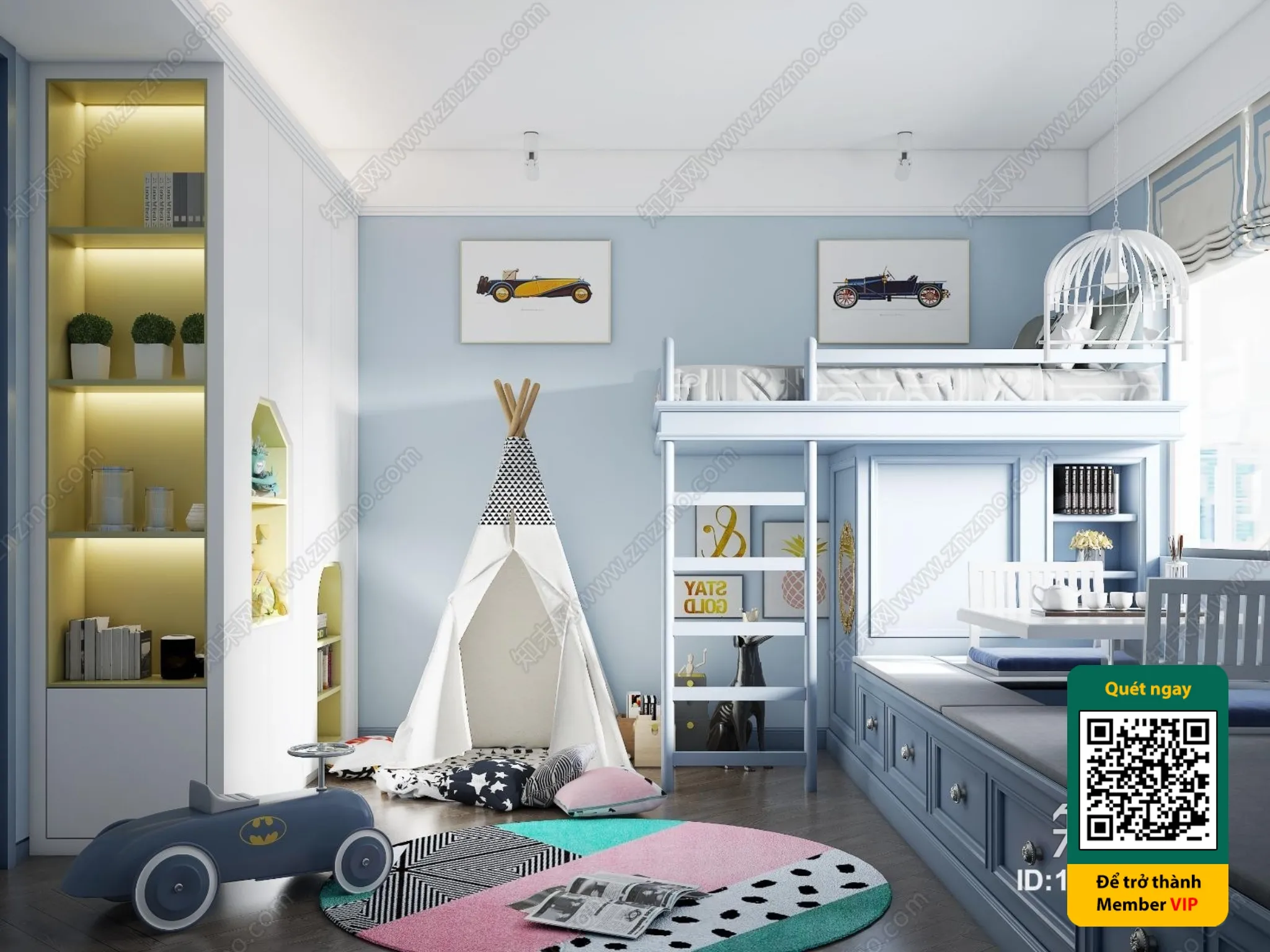 CHILDROOM SETS - VRAY / CORONA - 3D MODEL - 5469