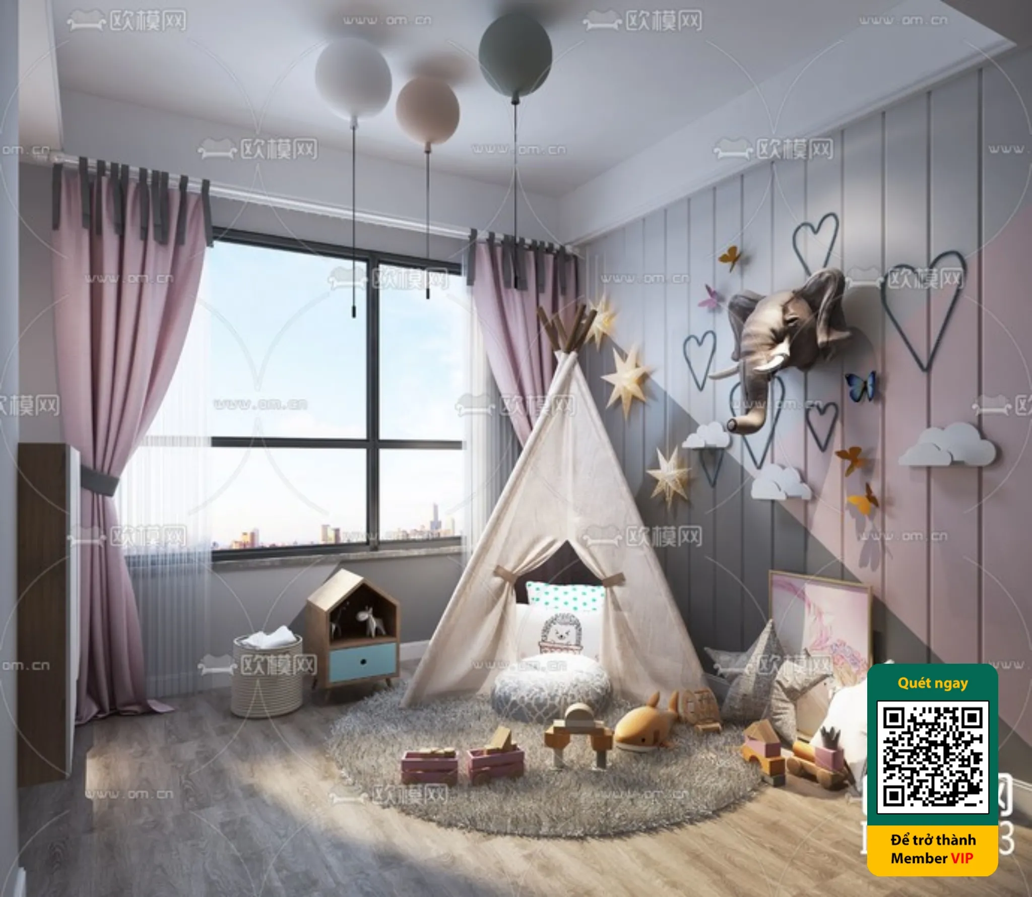CHILDROOM SETS - VRAY / CORONA - 3D MODEL - 5471