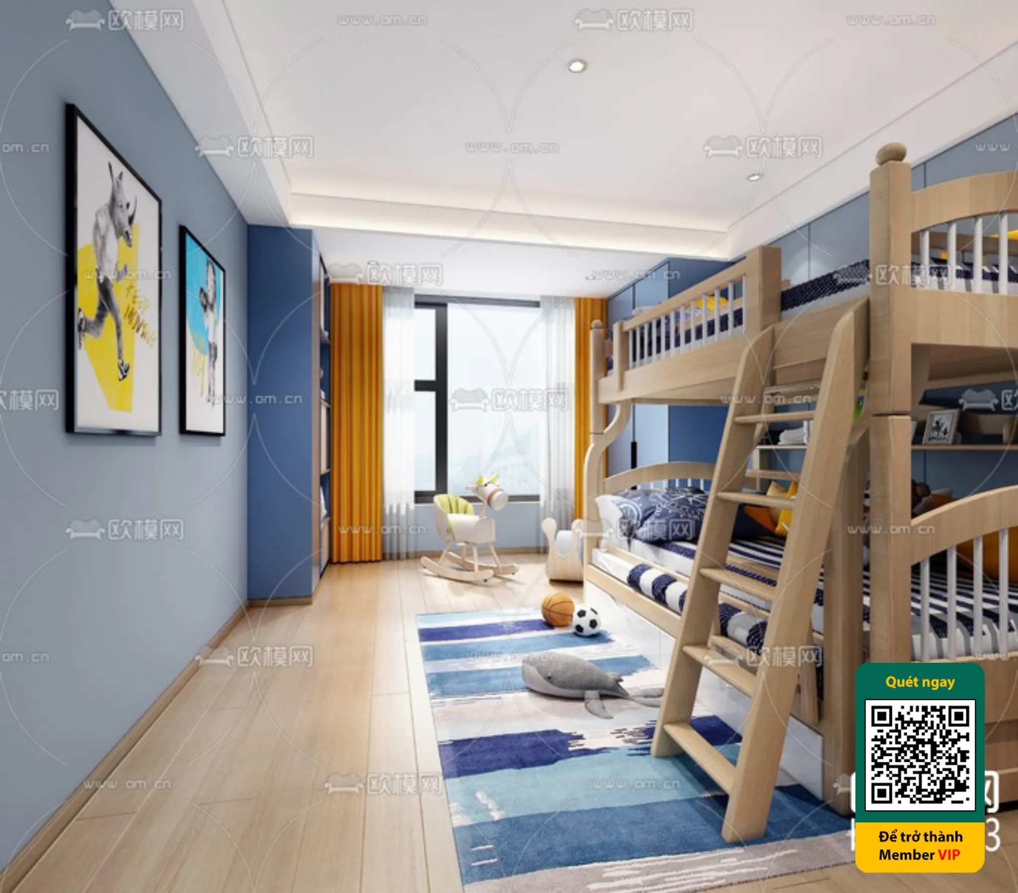 CHILDROOM SETS - VRAY / CORONA - 3D MODEL - 5479