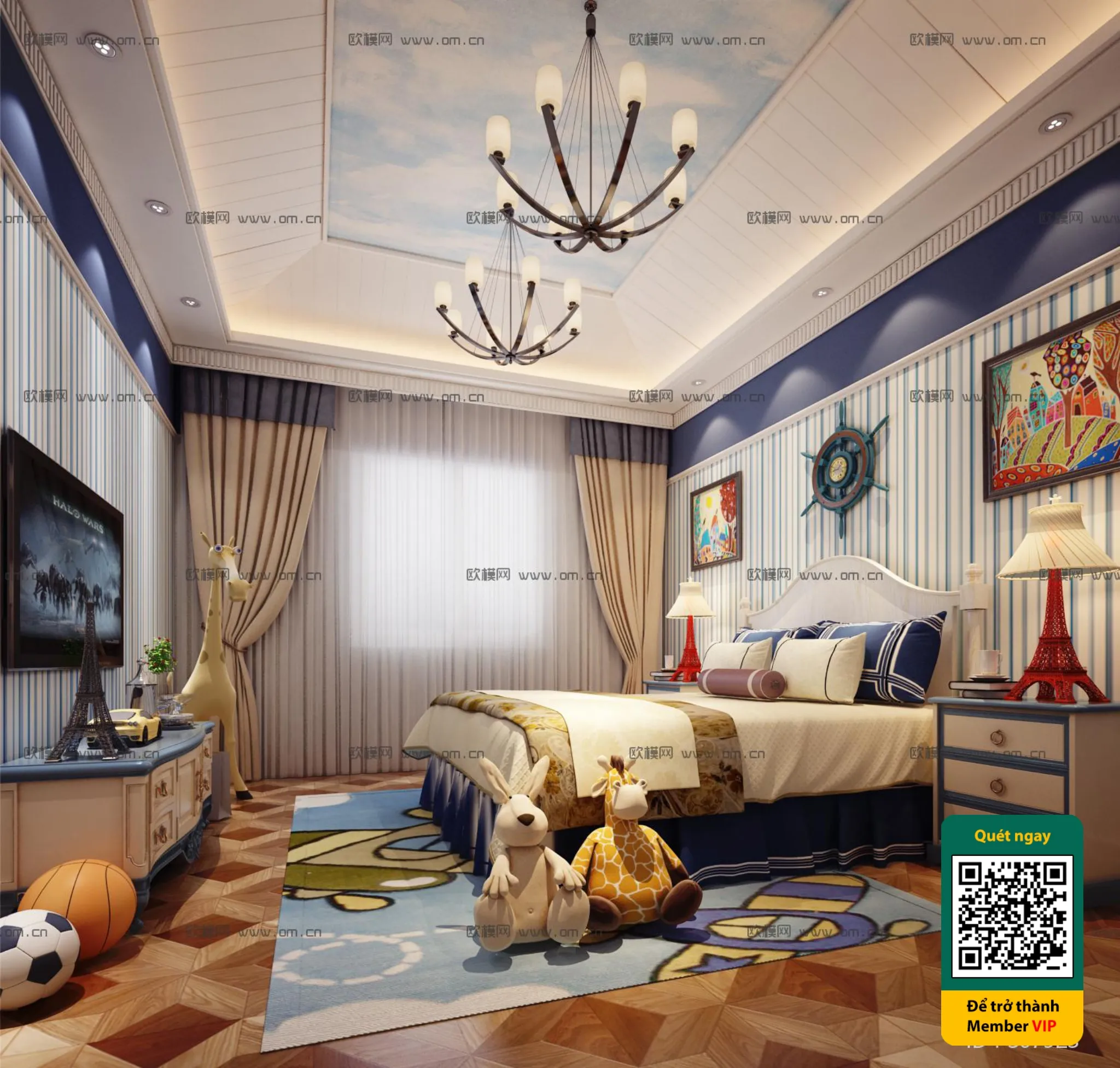 CHILDROOM SETS - VRAY / CORONA - 3D MODEL - 5480